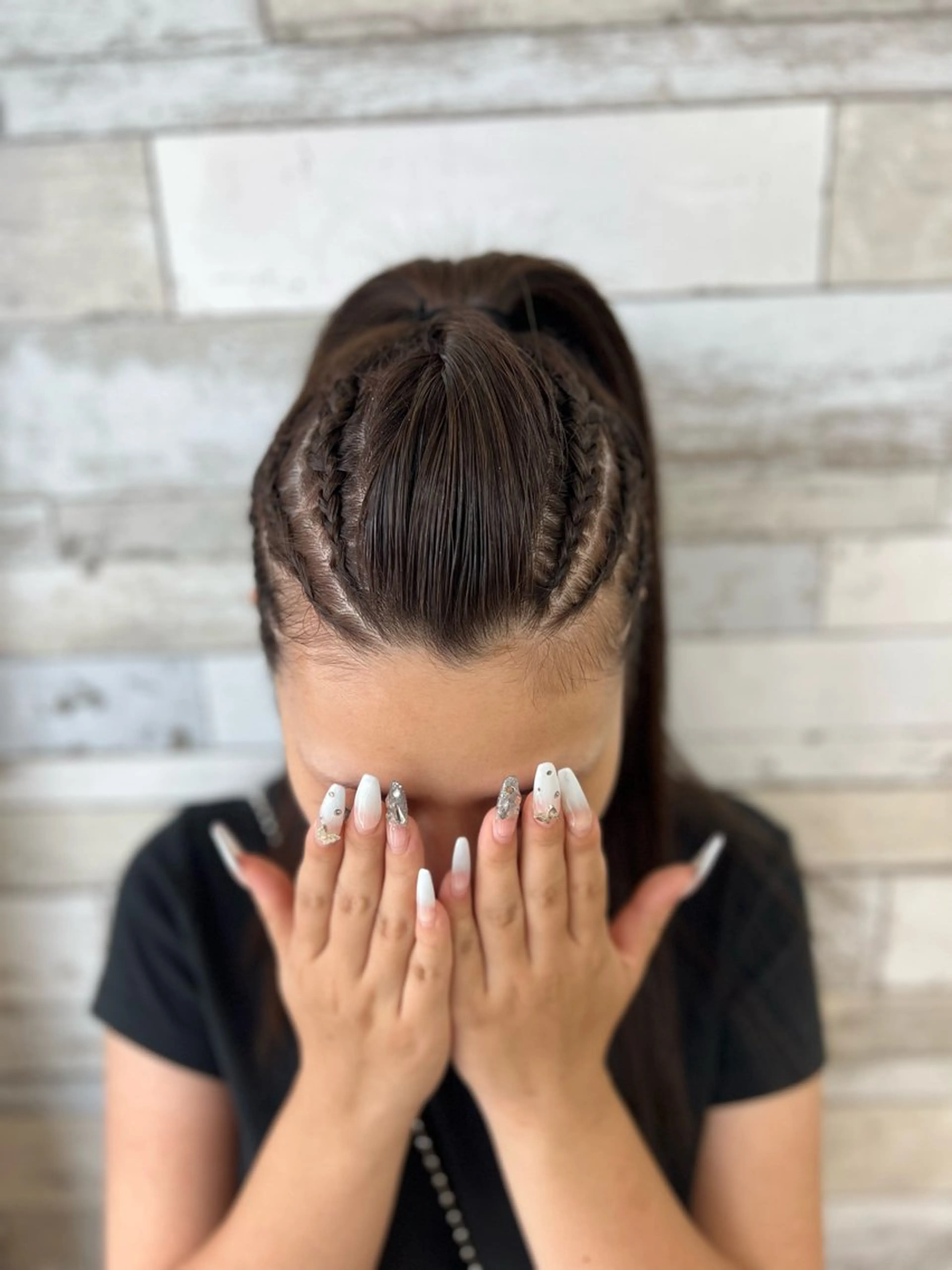 ロング B-W ⭐️REIKOのヘアスタイル