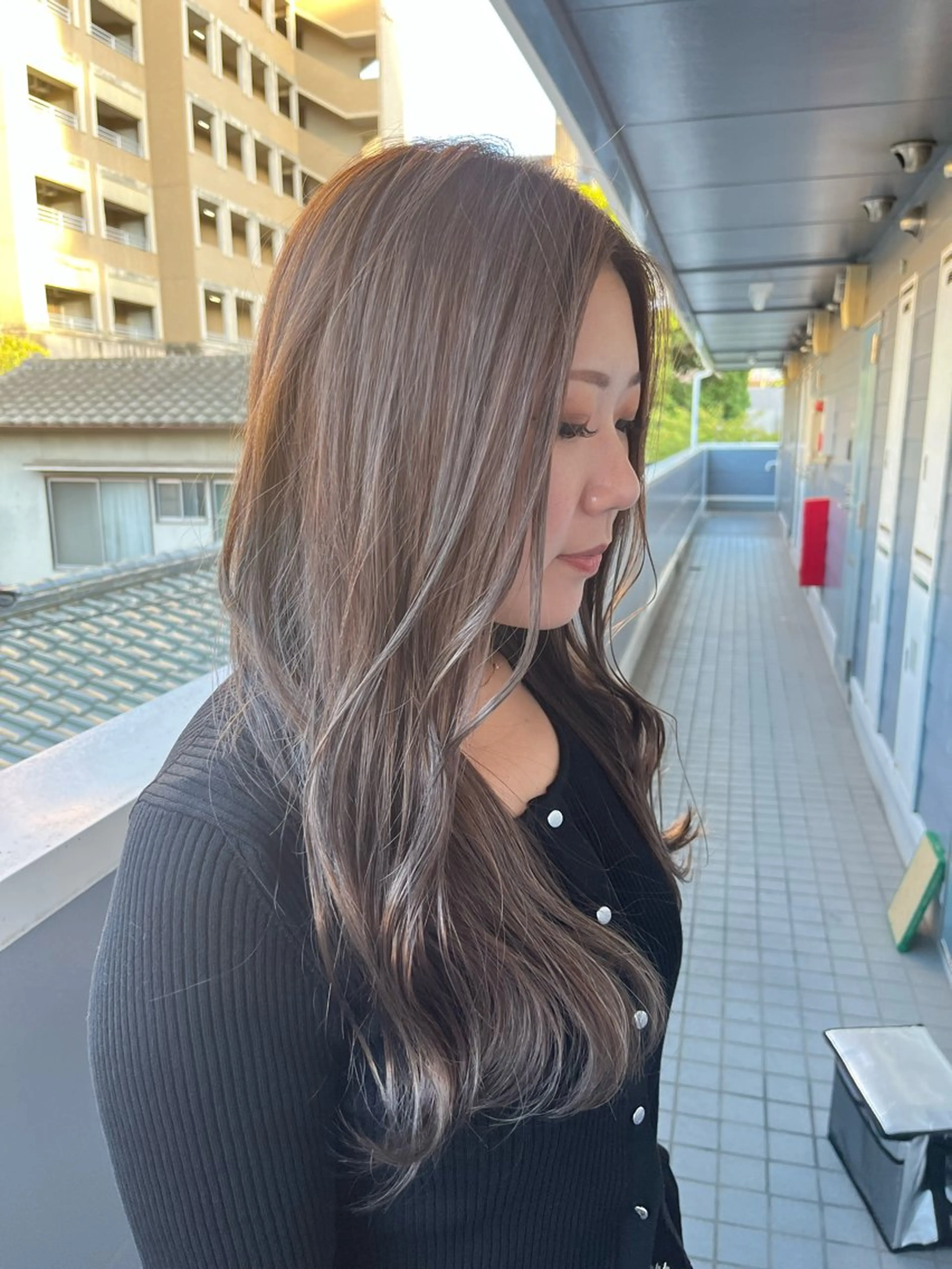 ロング カラー ヘアカラー 渡辺 健太のヘアスタイル
