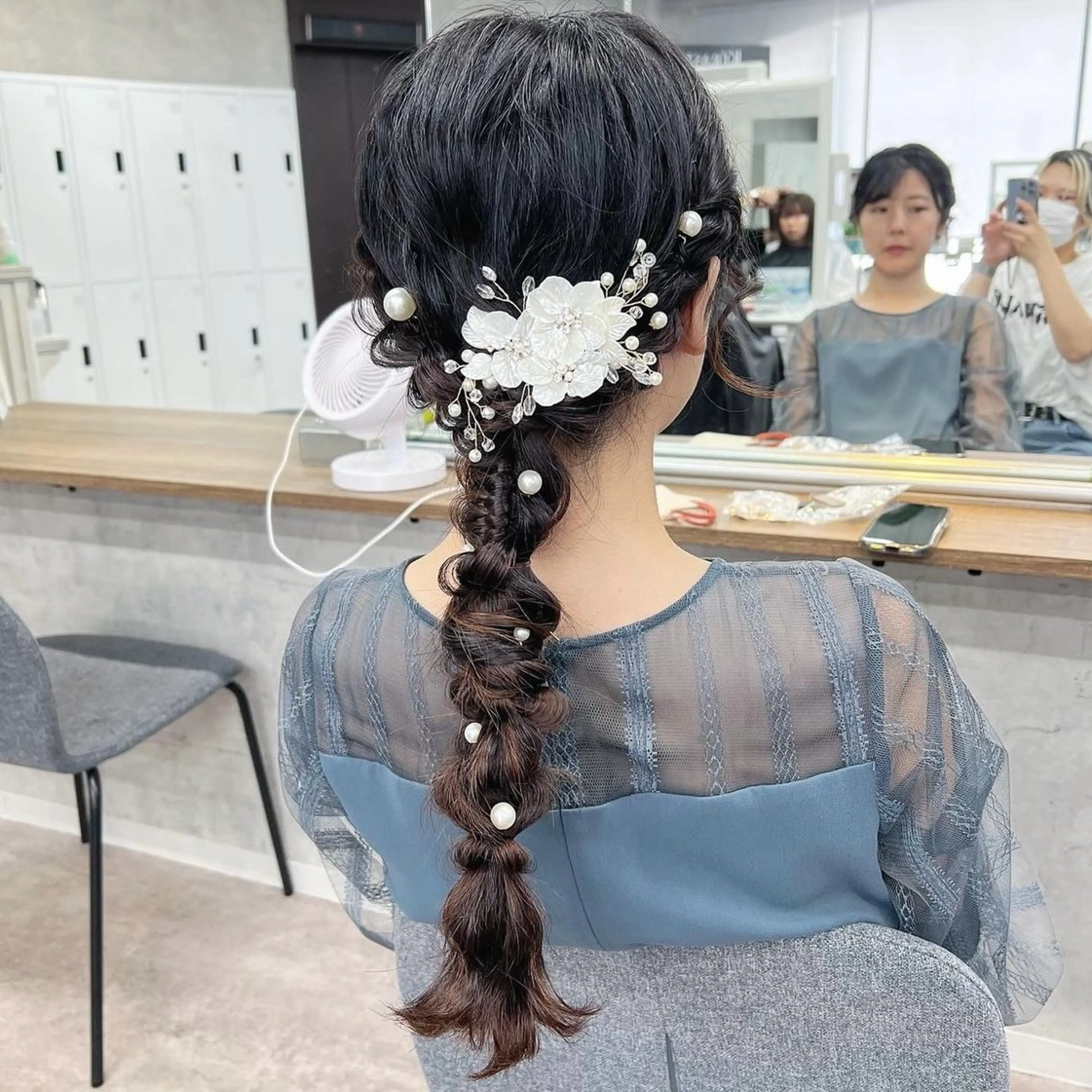 ロング ヘアアレンジ ヘアセット JUNSHIN🦋 ヘアセット／カラーのヘアスタイル