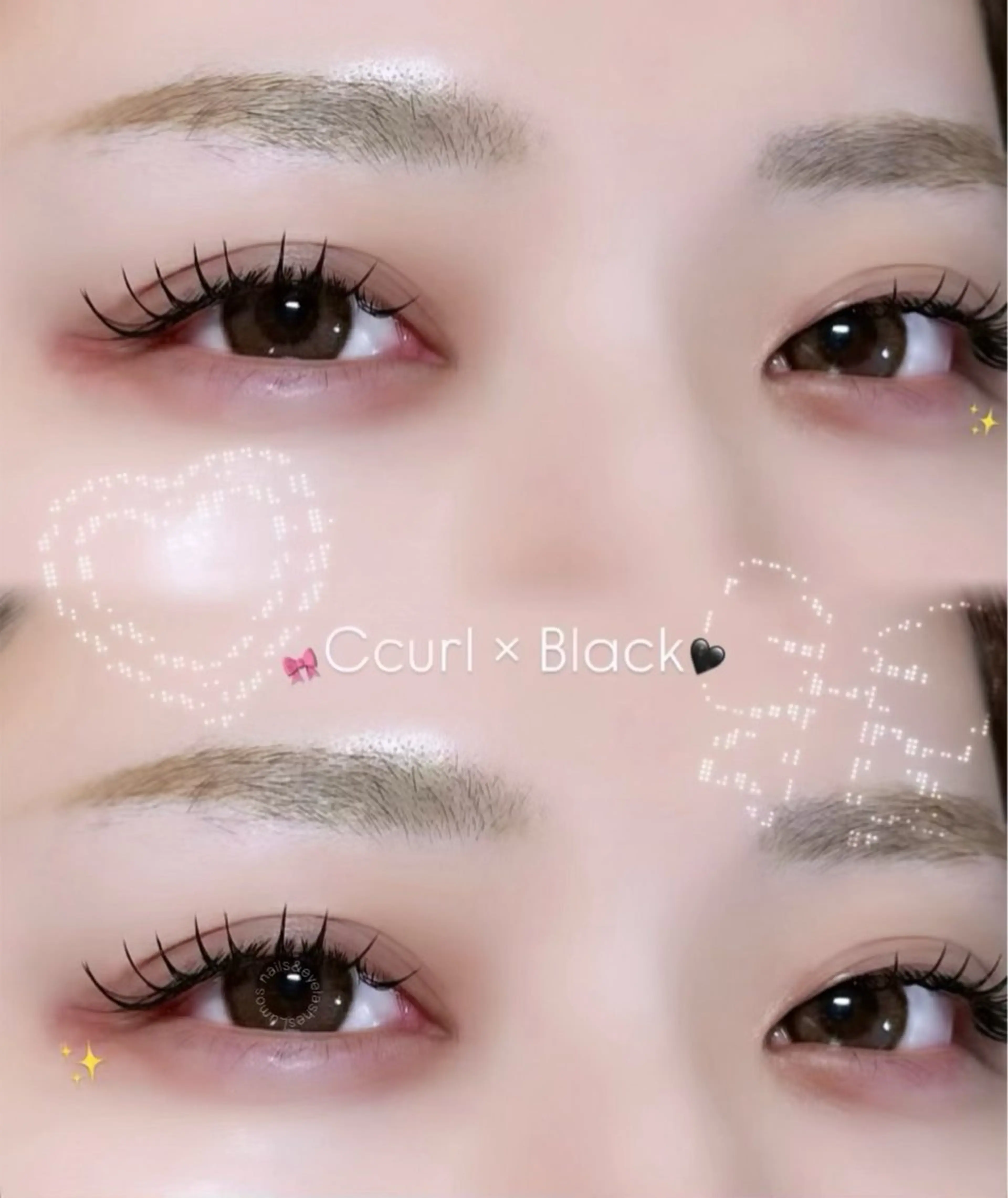 【𝙁𝙡𝙖𝙩 𝙡𝙖𝙨𝙝】まつげエクステ120本の写真