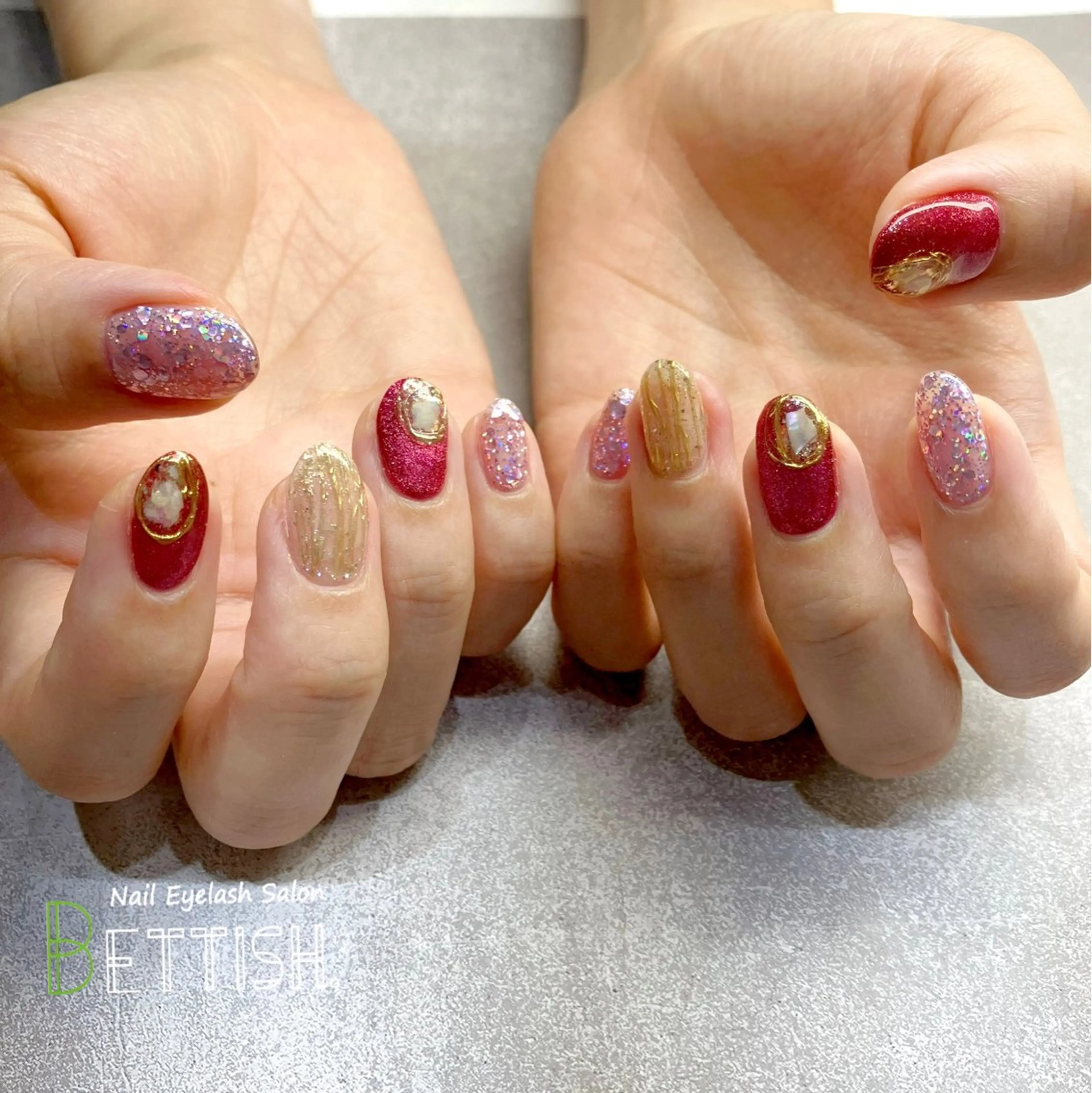 ネイル キラキラネイル ハンドネイル BETTISH. KUMIKO☺︎︎のネイルデザイン
