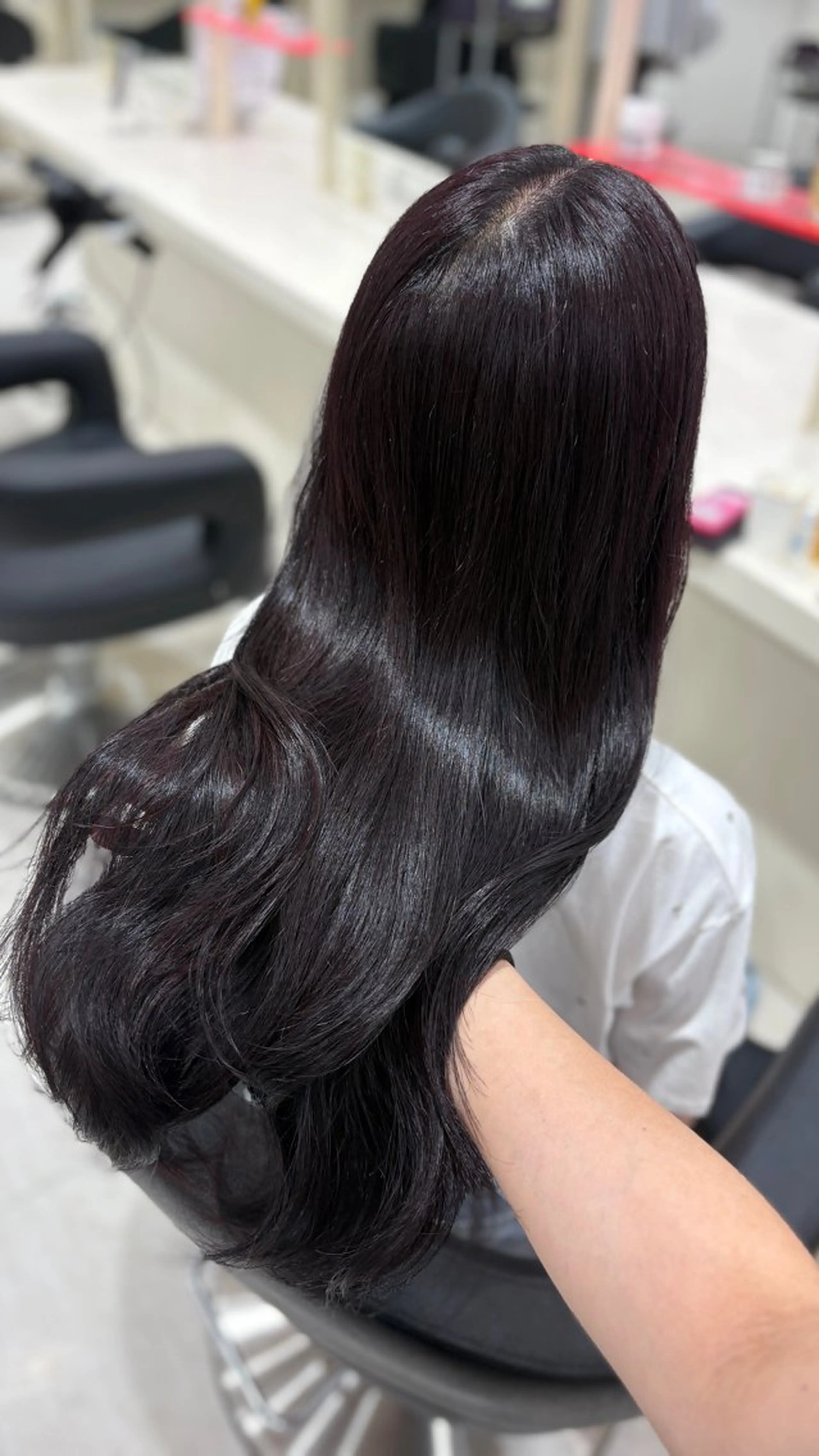 ロング カット ヘアカラー トリートメント ヘアセット 💗暖色カラー💗 ツヤ髪💗Mayaのヘアスタイル