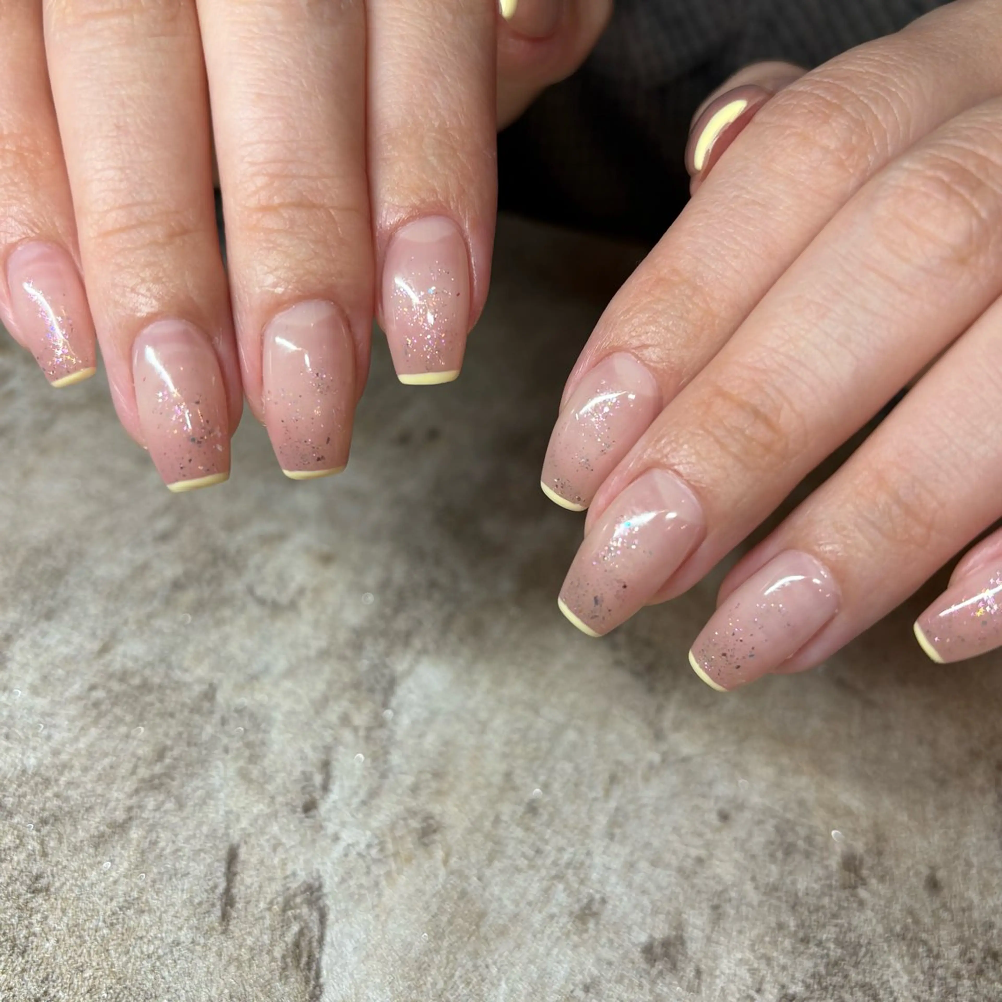 ネイル グラデーション ラメ(グリッター) ハンドネイル NEW WORLD所属・Ayu 🪐NEWWORLDのネイルデザイン