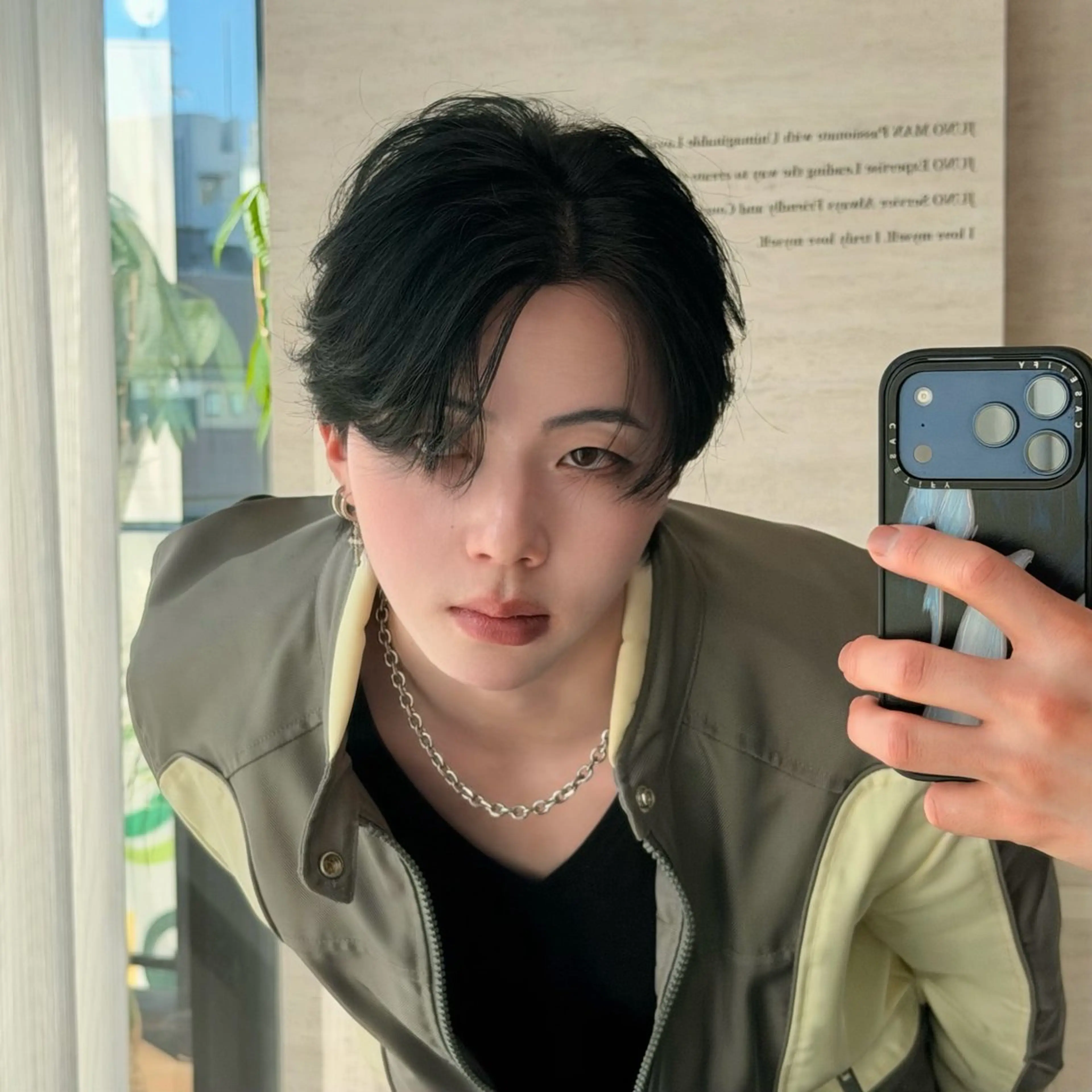 パーマ メンズ メンズ韓国風 カット パーマ 縮毛矯正 韓国メンズヘア☆ 韓国ヘアYUTOのヘアスタイル