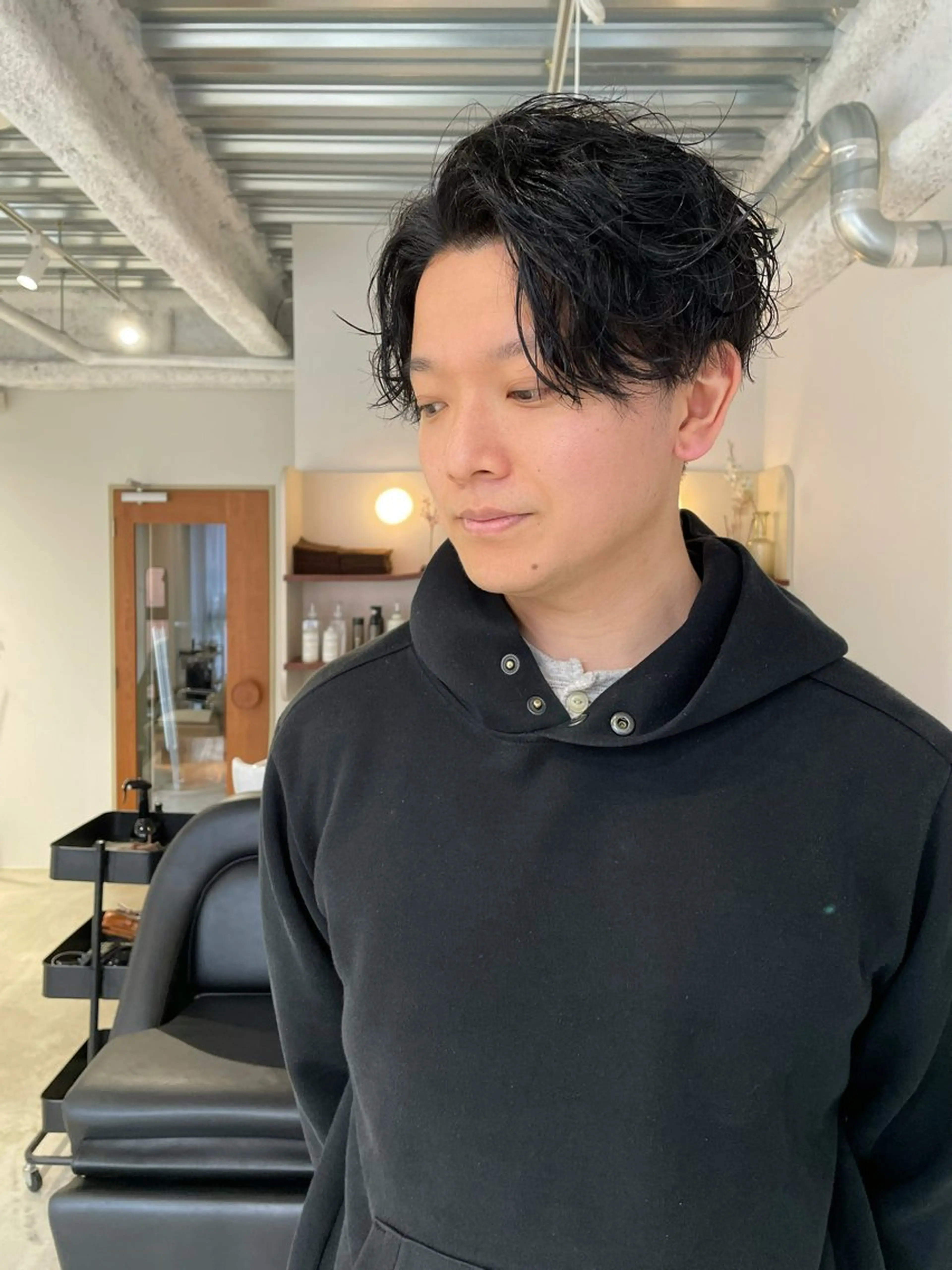 パーマ メンズ YinYang所属・川﨑 章弘のヘアスタイル