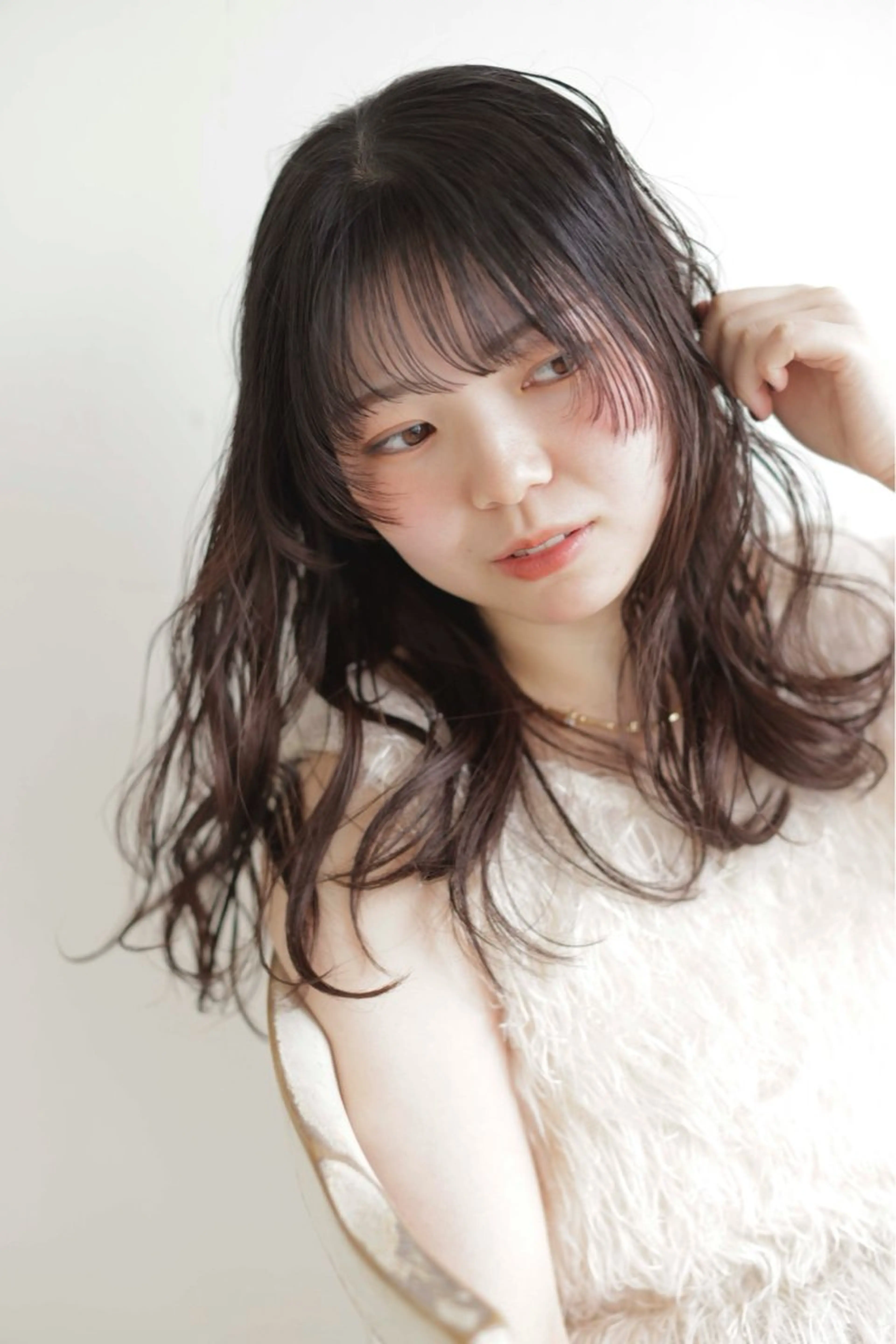 ミディアム カラー ヘアアレンジ 暖色カラー / minoriのヘアスタイル