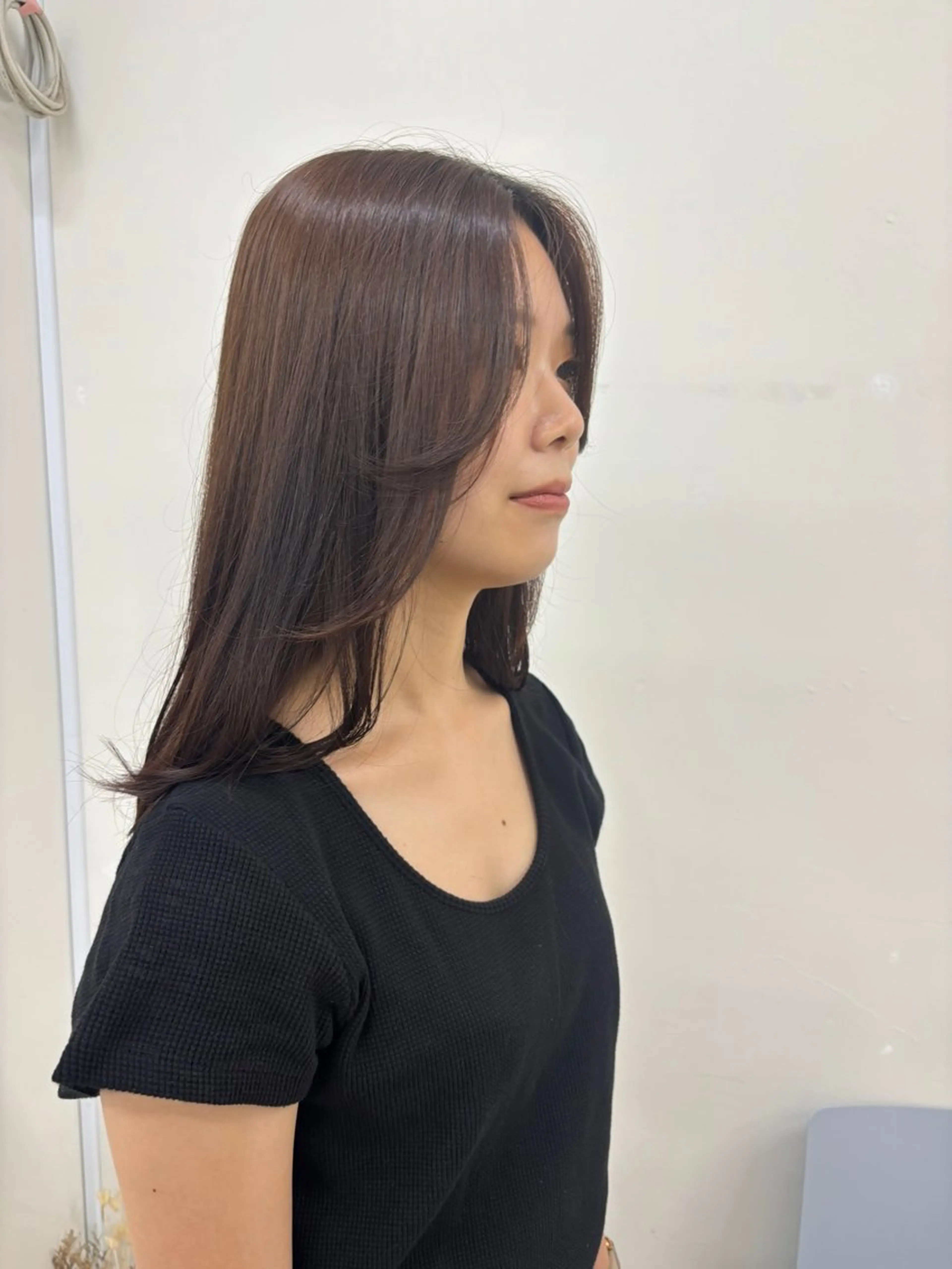 セミロング カラー カット ヘアカラー トリートメント 似合わせ美髪ヘア✨ 天王寺．阿倍野🌈のヘアスタイル