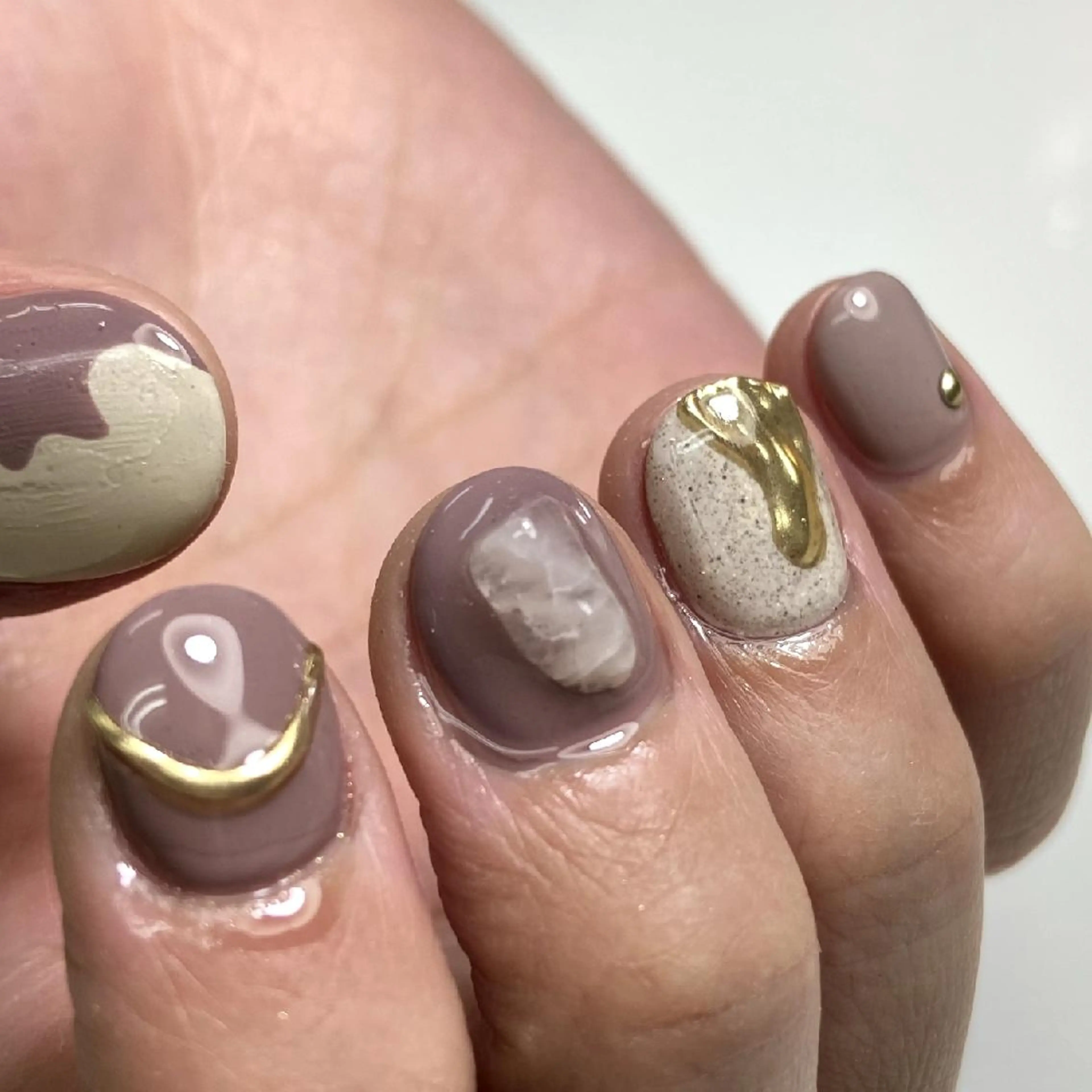 ネイル アートネイル ニュアンスネイル nail salon Lumièreのネイルデザイン