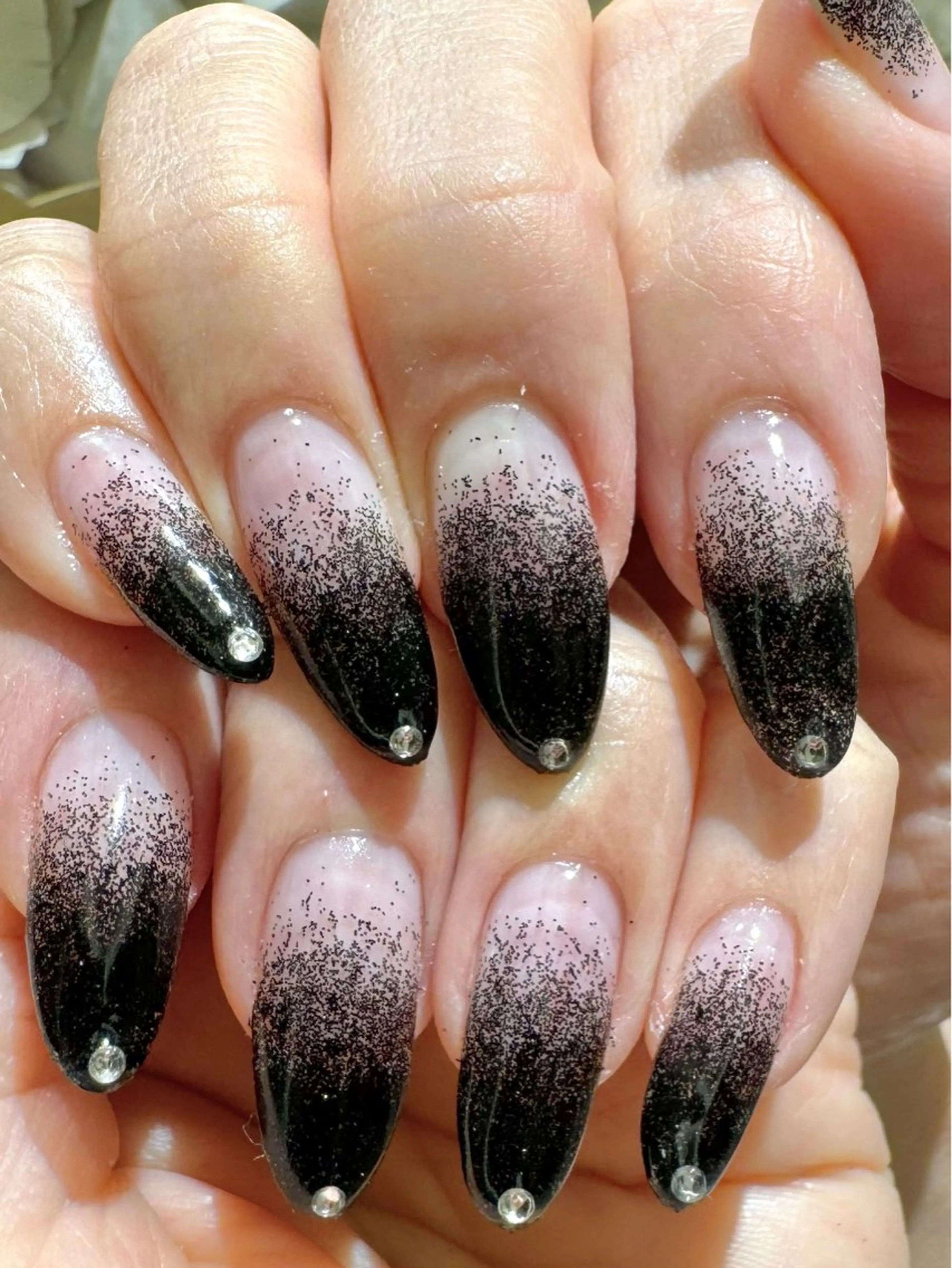 ネイル ラメ(グリッター) ラメグラデーション ハンドネイル La Luna アヤカのネイルデザイン