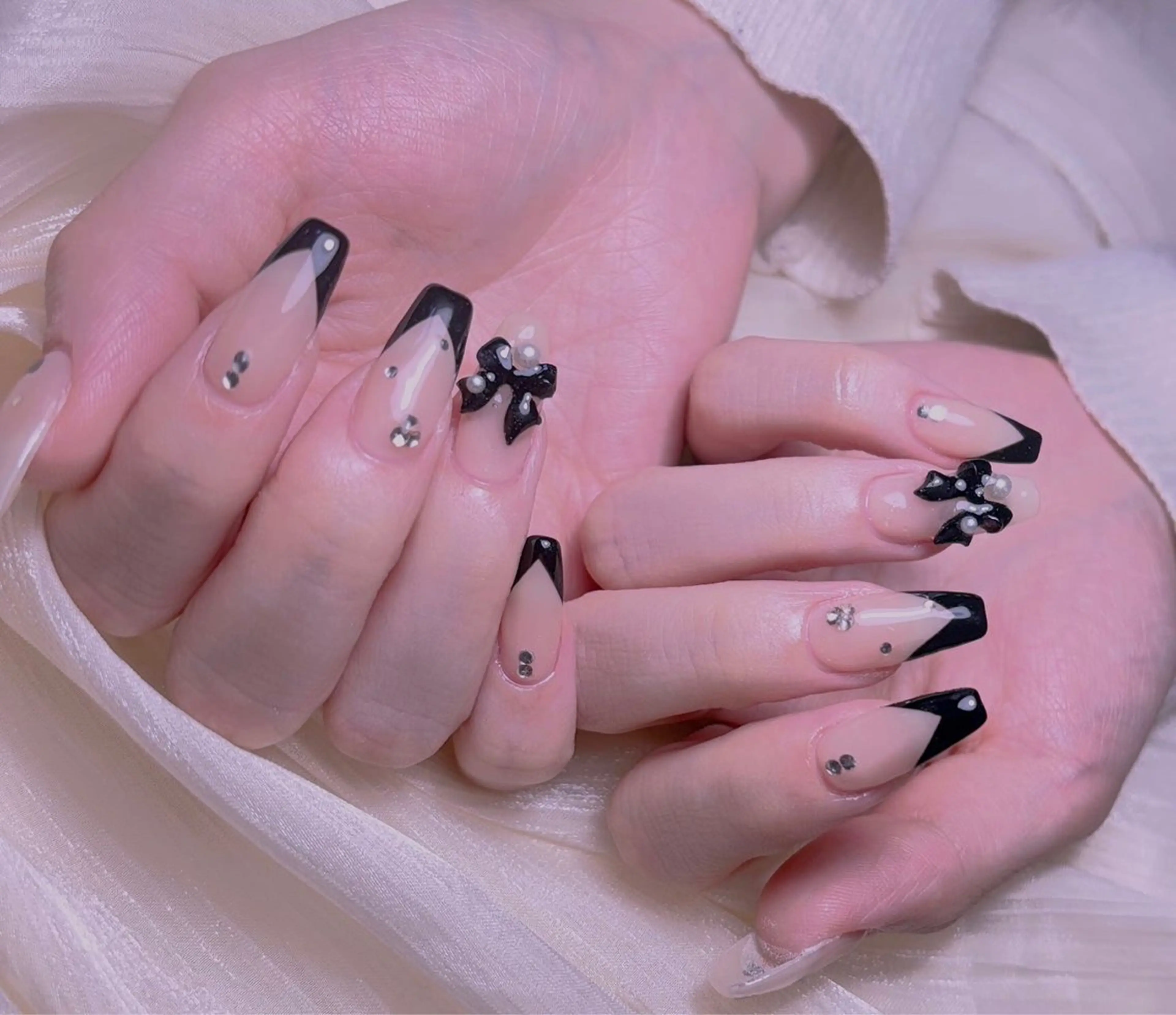 ネイル ハンドネイル M🌷nail 長さだし専門店のネイルデザイン