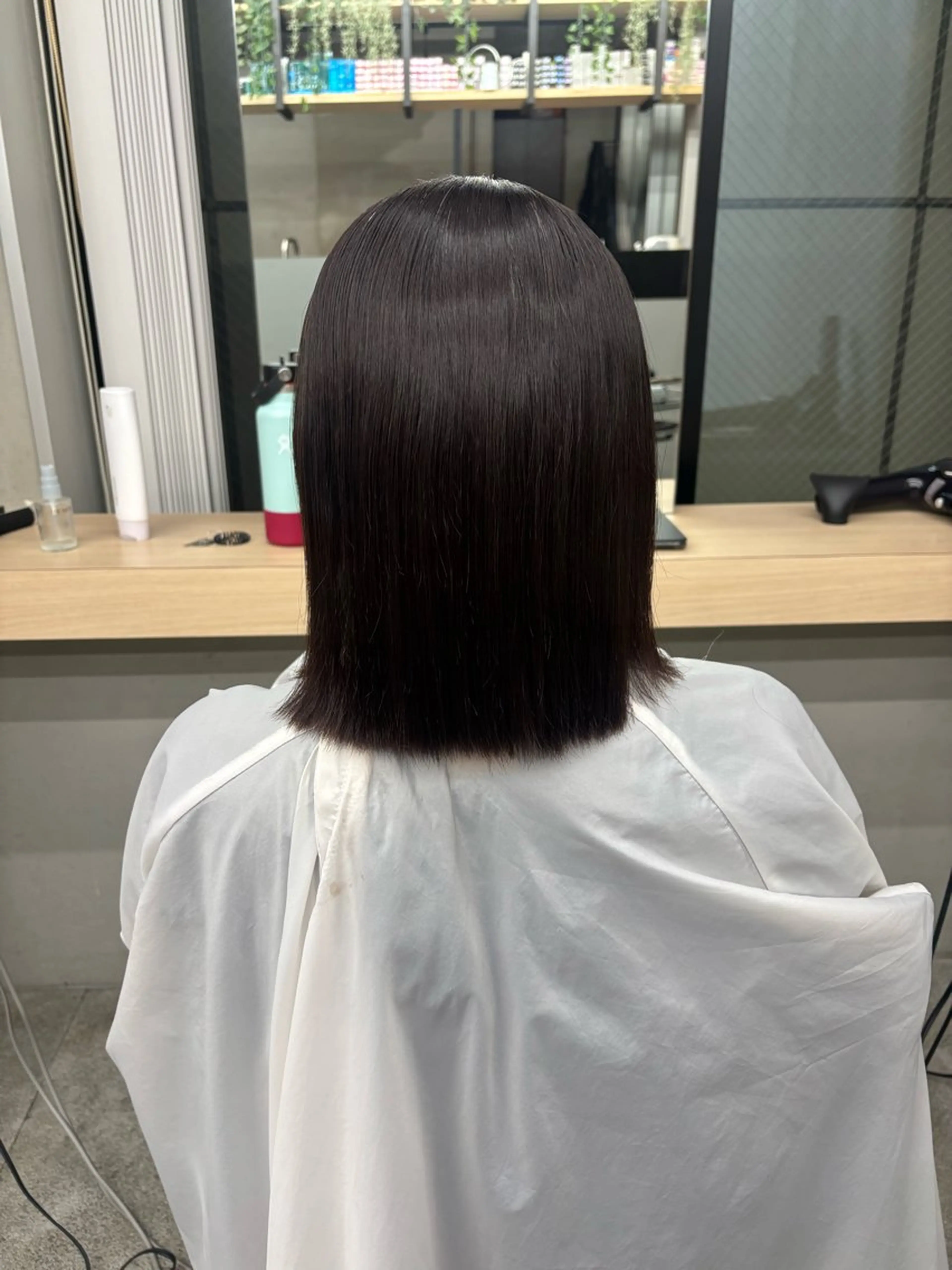 セミロング MISAKI🪐 縮毛矯正のヘアスタイル