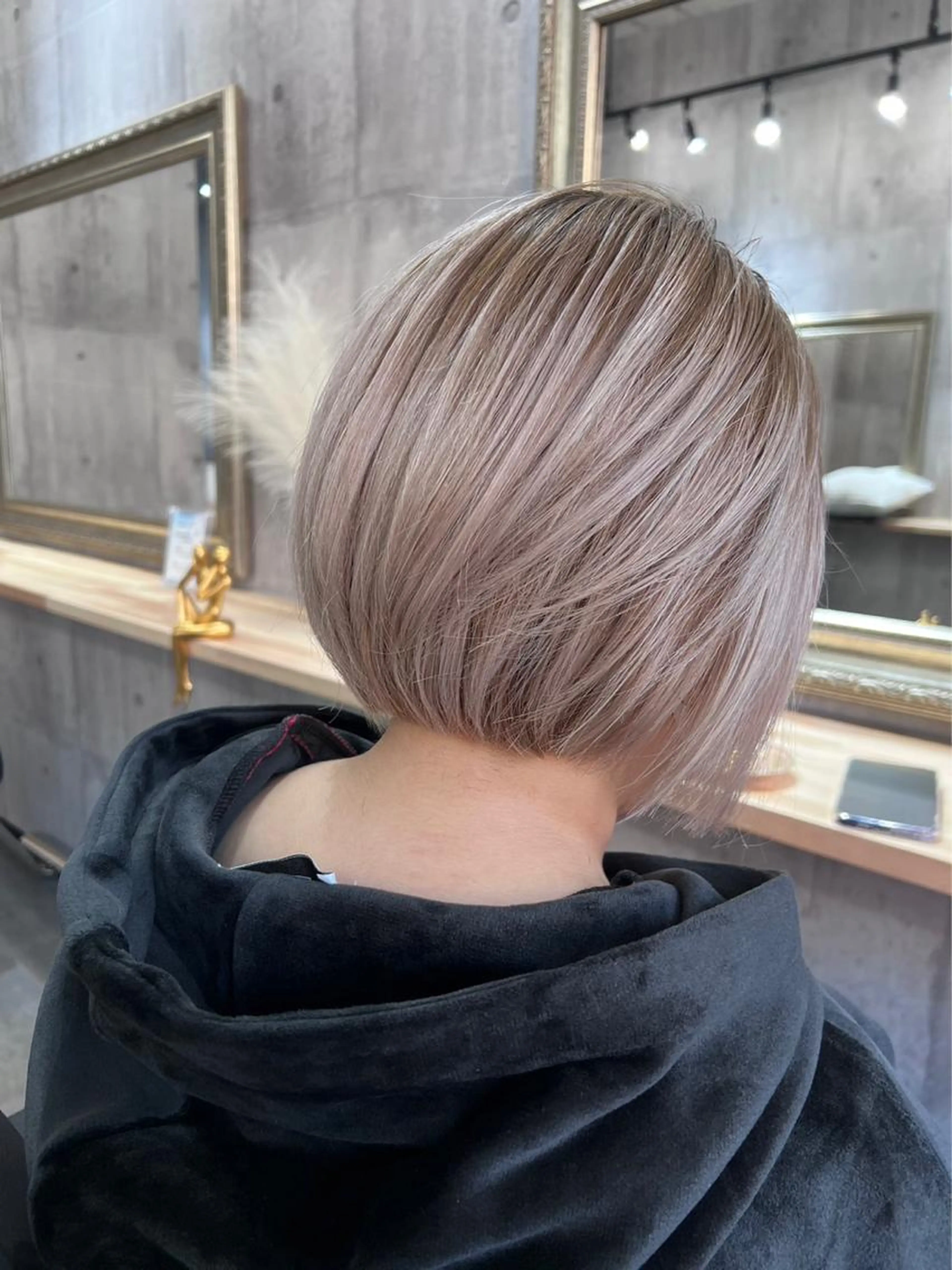 ダブルカラー(ブリーチ１回)+カラー+TOKIOトリートメントの写真