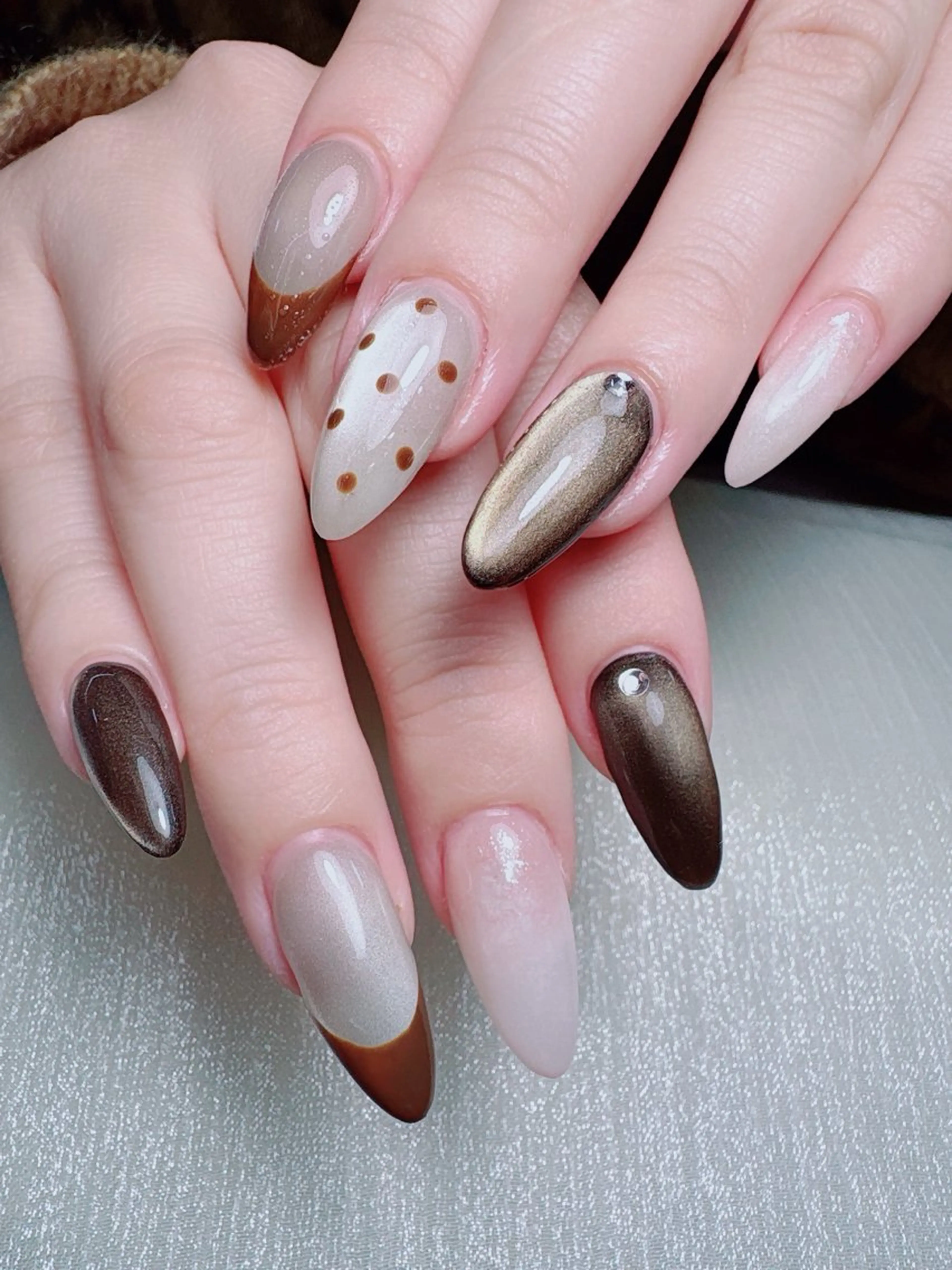 ネイル ハンドネイル Yuxi Beauty salon 【ユーシィー ビューティ サロン】所属・ユーシーネイルサロン 池田公園店のネイルデザイン