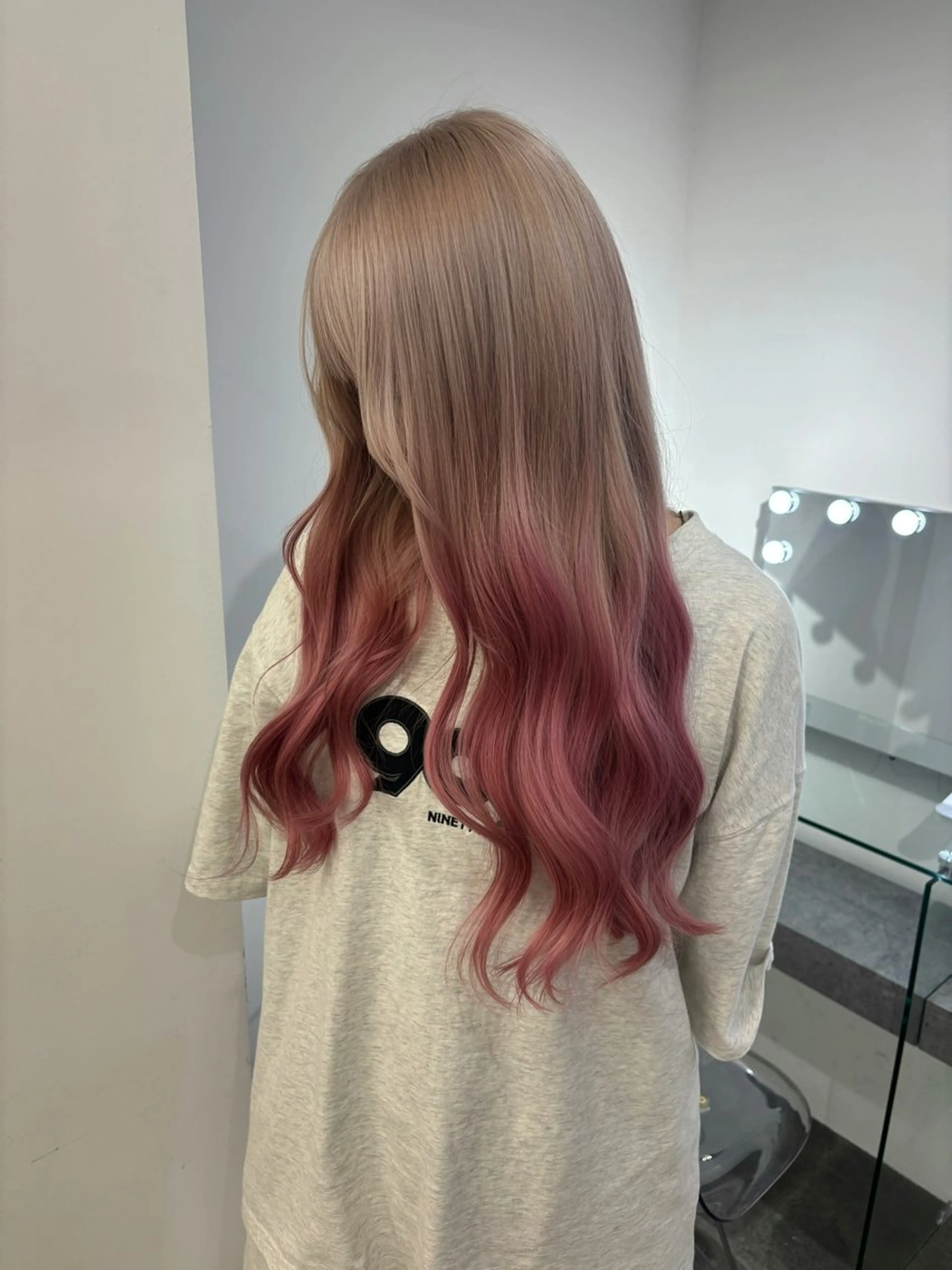 ロング 名古屋栄/PELE/ ブリーチ/asahiのヘアスタイル