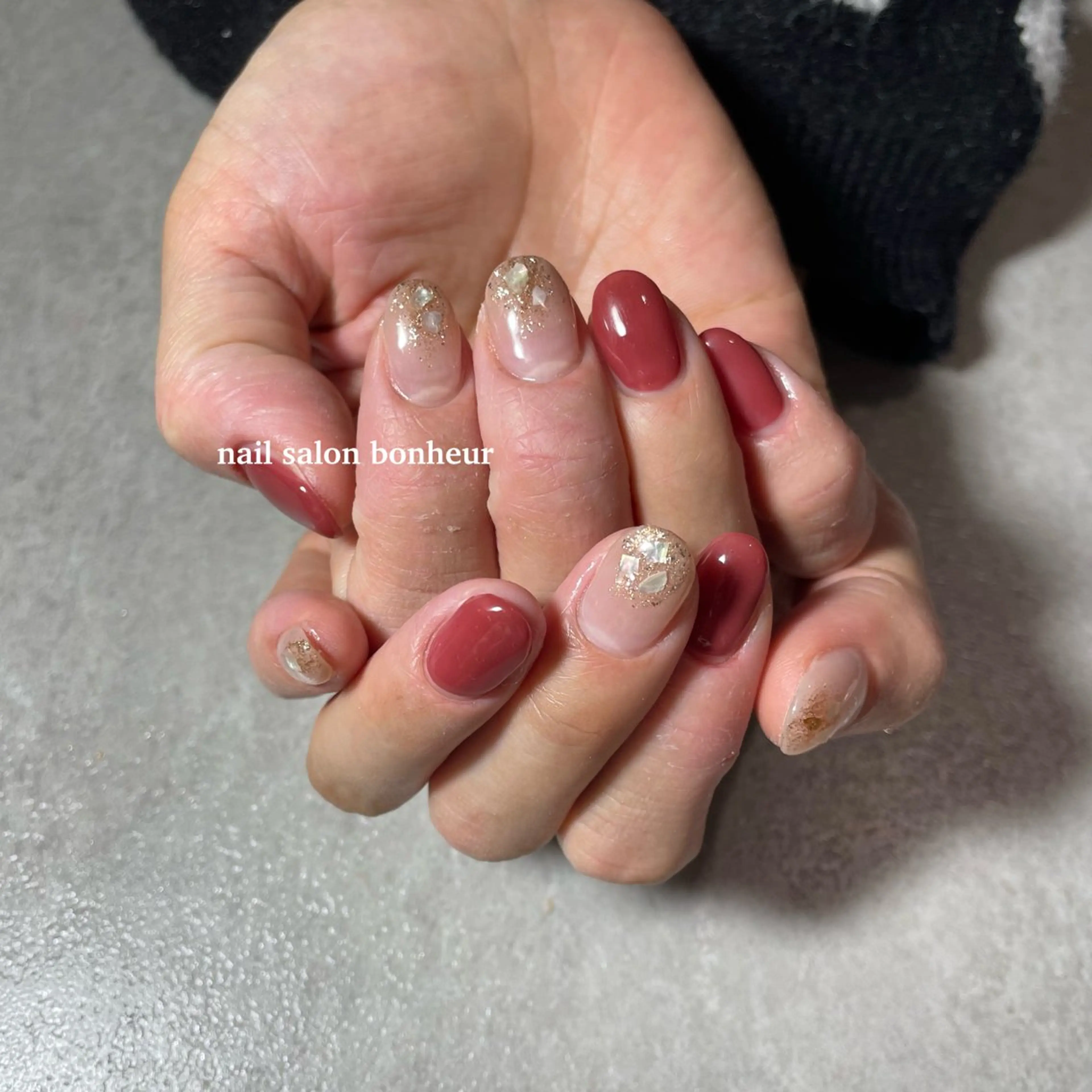 ネイル ハンドネイル nail salon bonheurのネイルデザイン