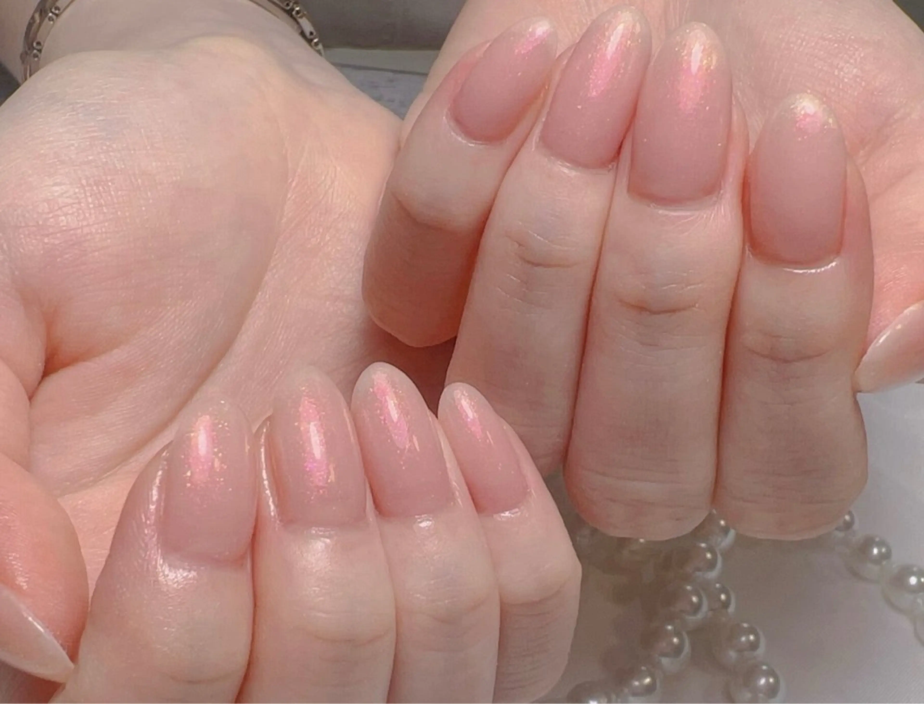 ネイル アートネイル フレンチネイル ジェルネイル グラデーション 韓国ネイル 村中 ハナのネイルデザイン