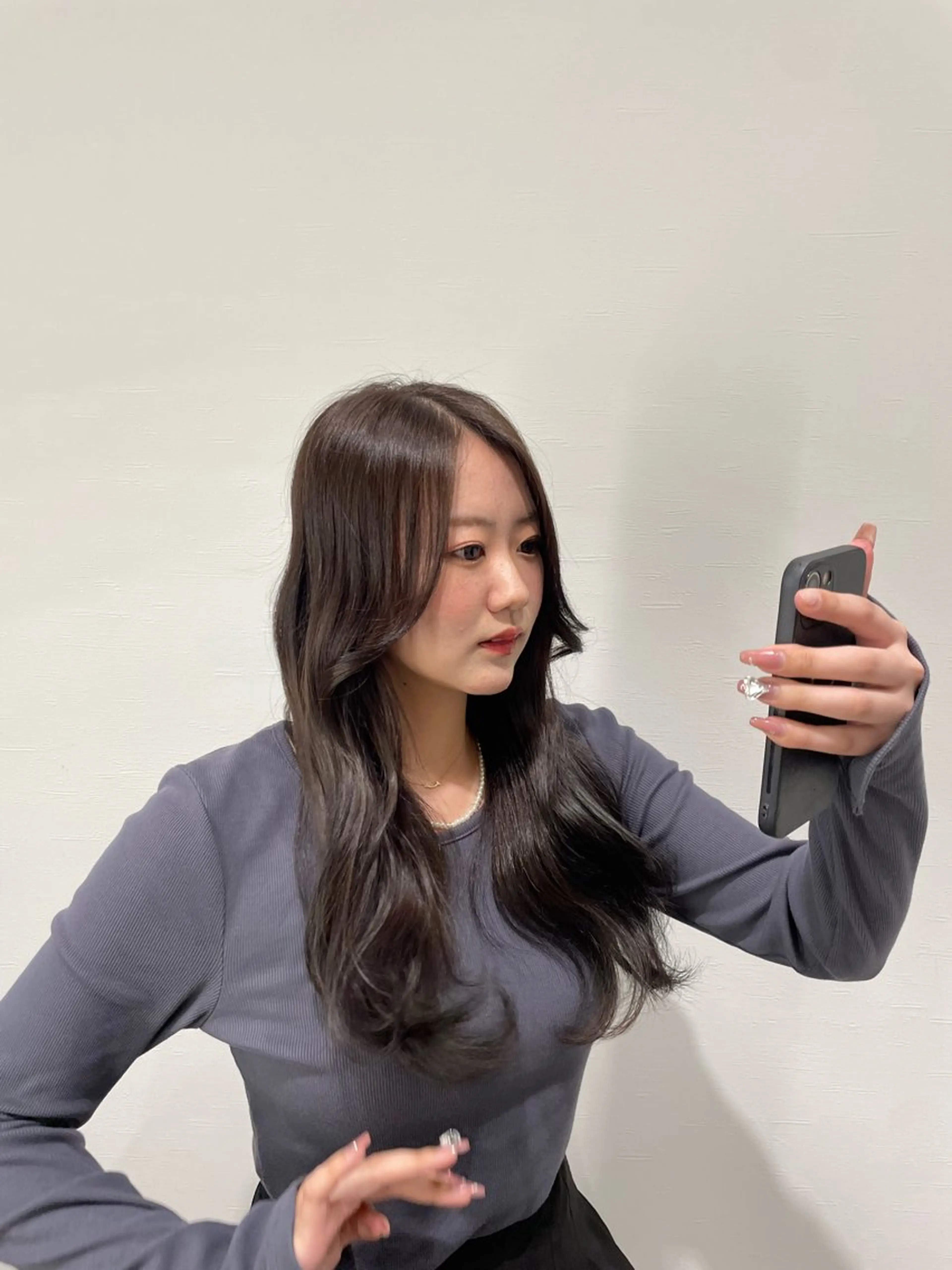 カラー 似合わせ前髪／ 小顔カット🎀そうのヘアスタイル