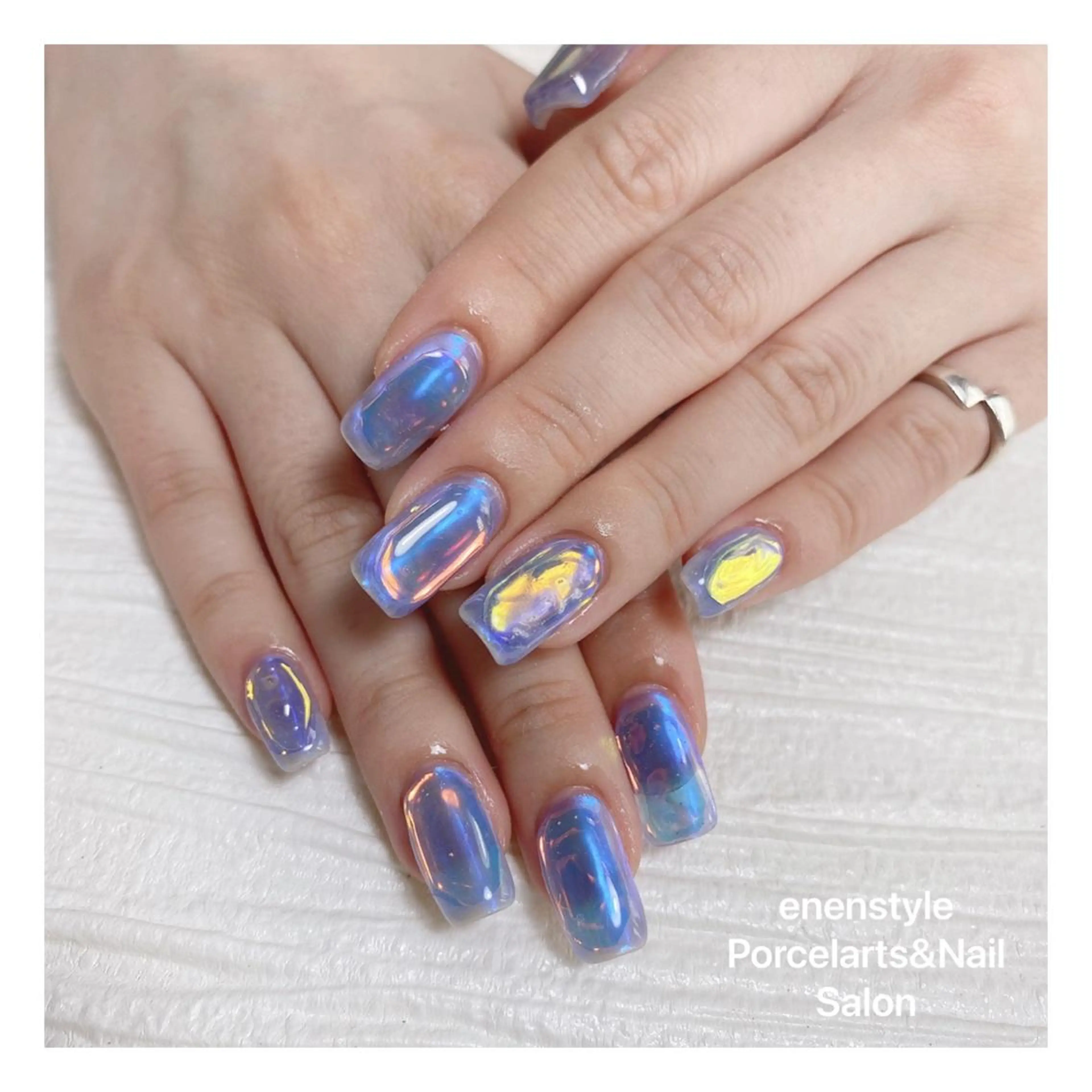 ミディアム ネイル 👑enen style👑のネイルデザイン