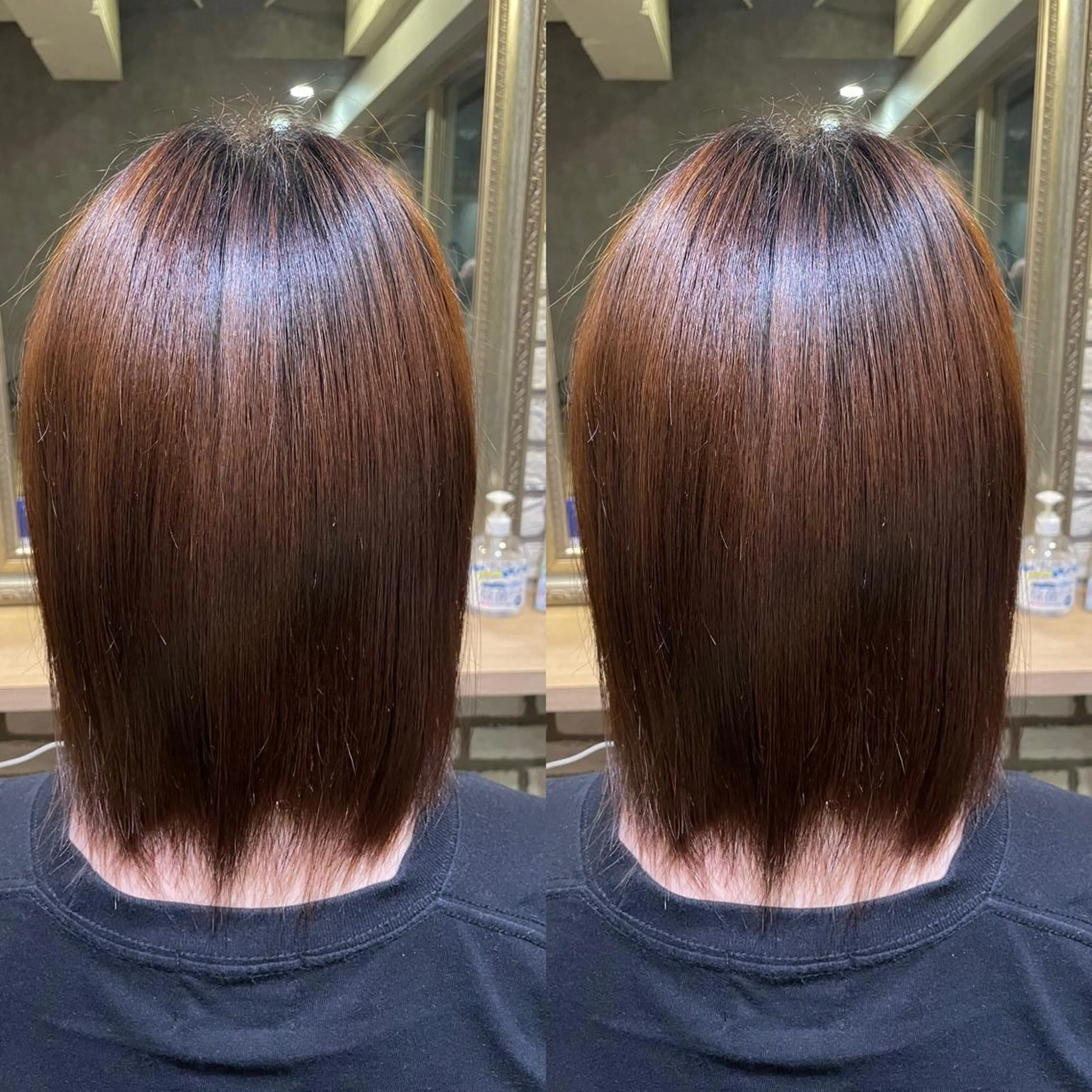 ミディアム カット 縮毛矯正 Labimani所属・美髪整形✨髪質改善 ✨中村弘仁/チーフのヘアスタイル