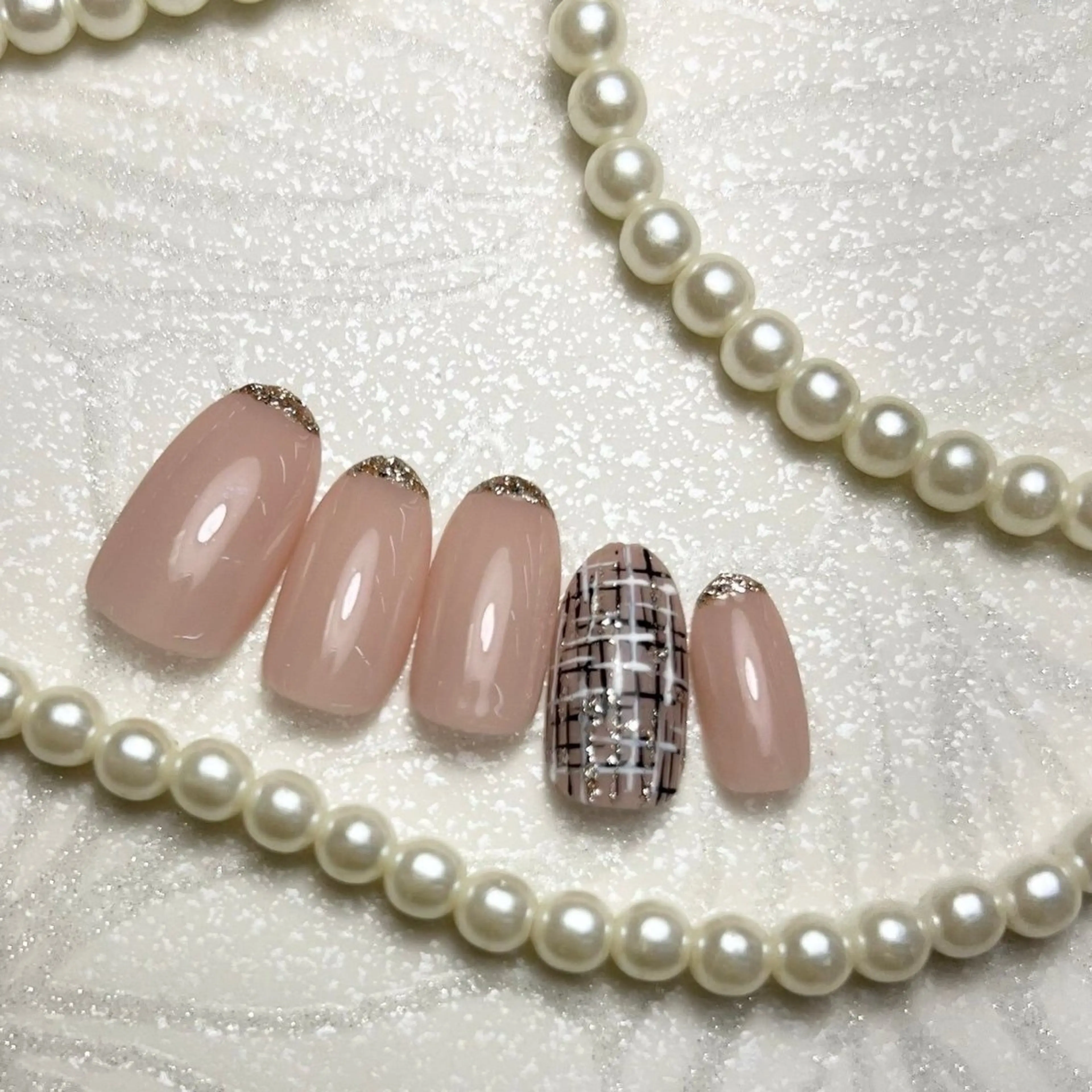 ネイル ⭐︎休業中の練習⭐︎ JNA認定講師髙橋のネイルデザイン