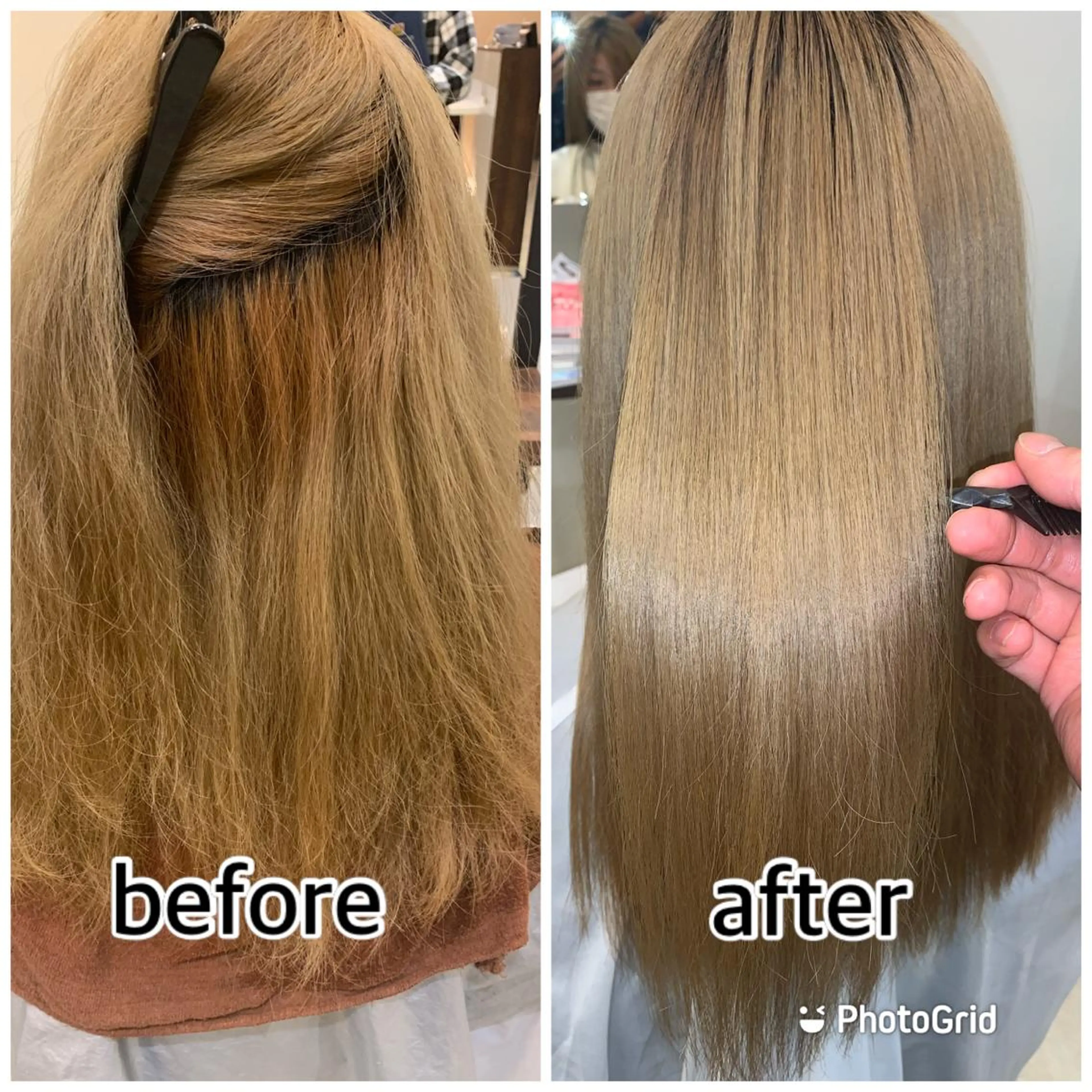 ロング パーマ 髪質改善 ストレートパーマ 伊藤 裕貴のヘアスタイル