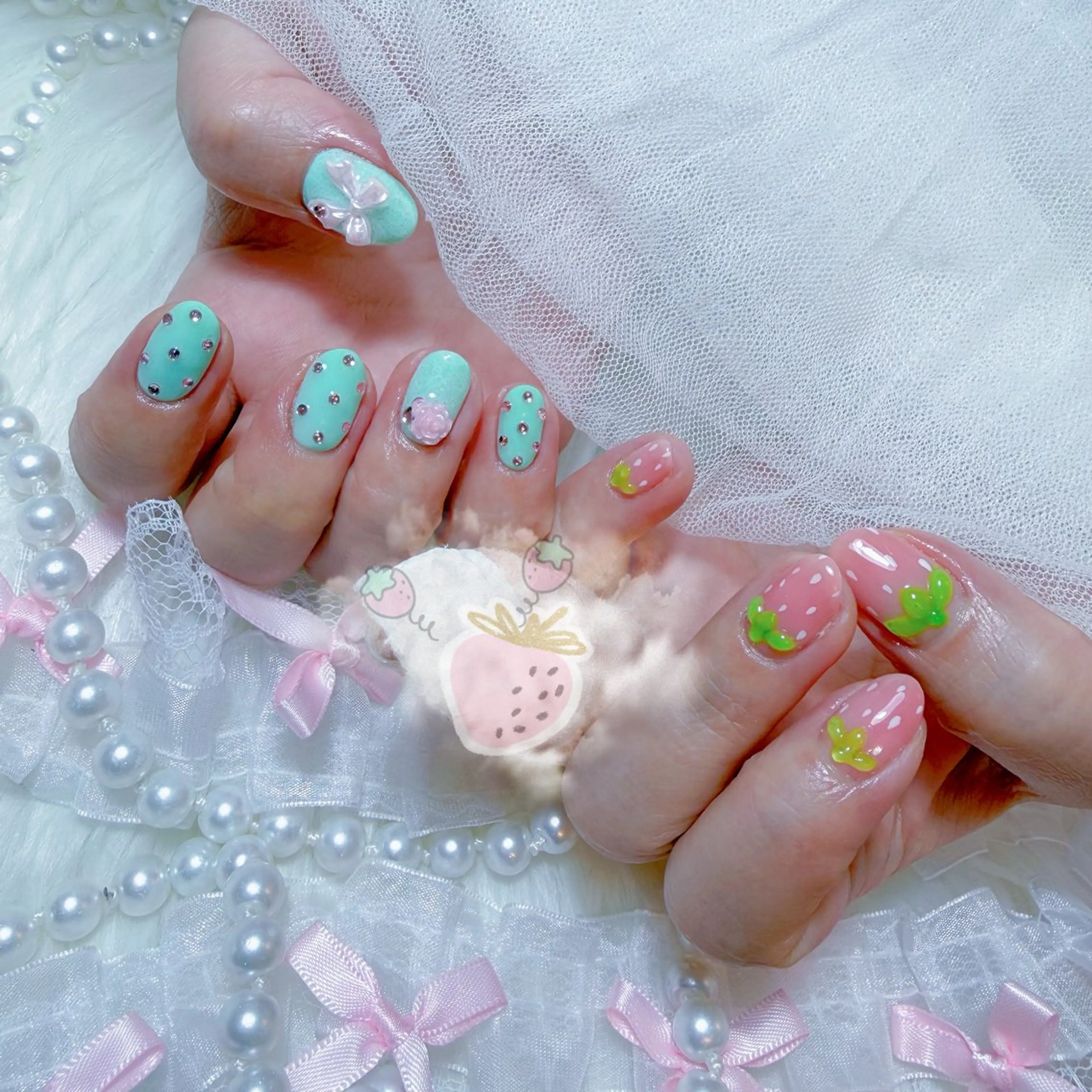 ネイル Yudia🩵 Yuiのネイルデザイン