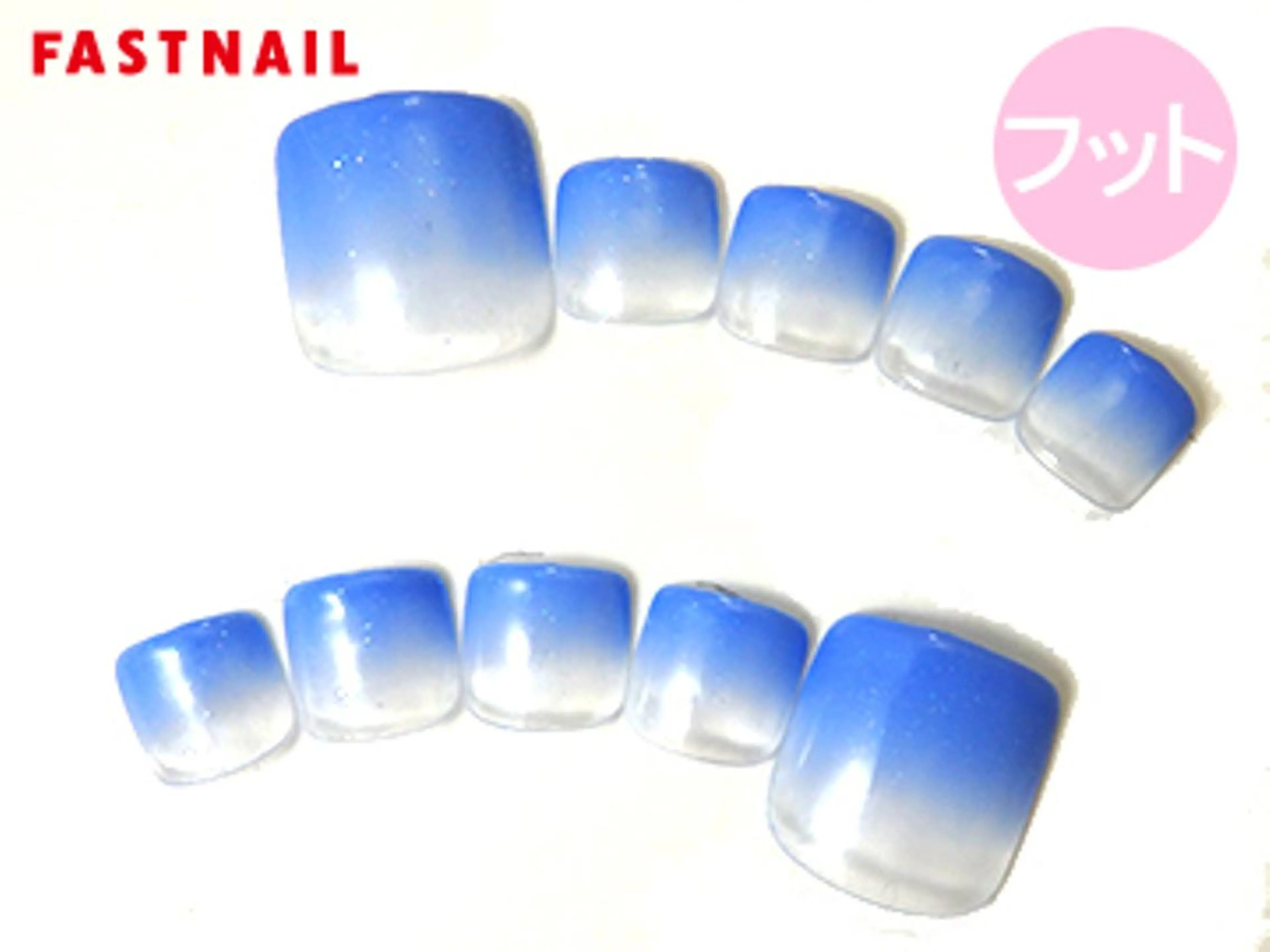 【オフありOK】フットネイル♪　カラーグラデーション/フレンチ　税込\10,010※オフ代別別途※の写真