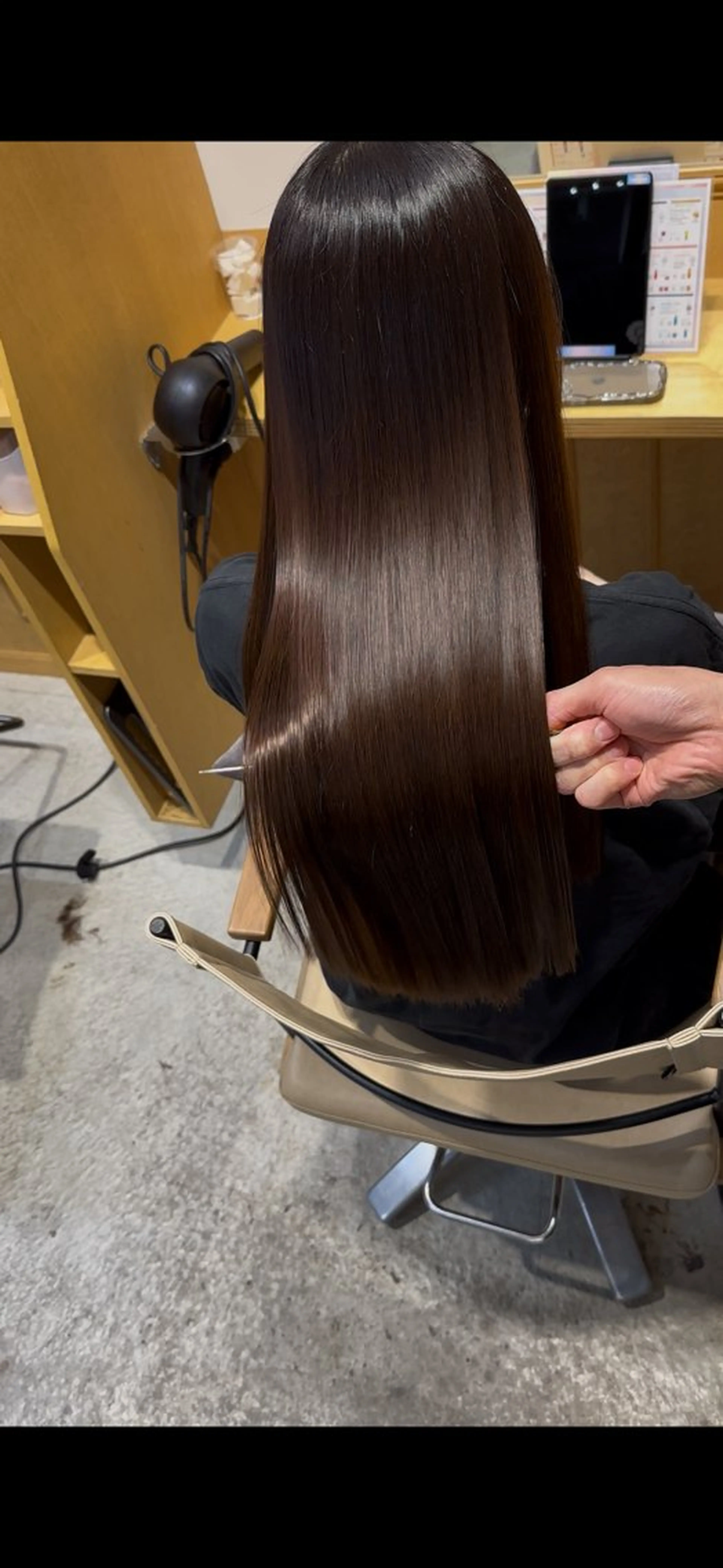 ロング ヘアカラー トリートメント 恵比寿/艶髪/ 髪質改善特化/フミヤのヘアスタイル