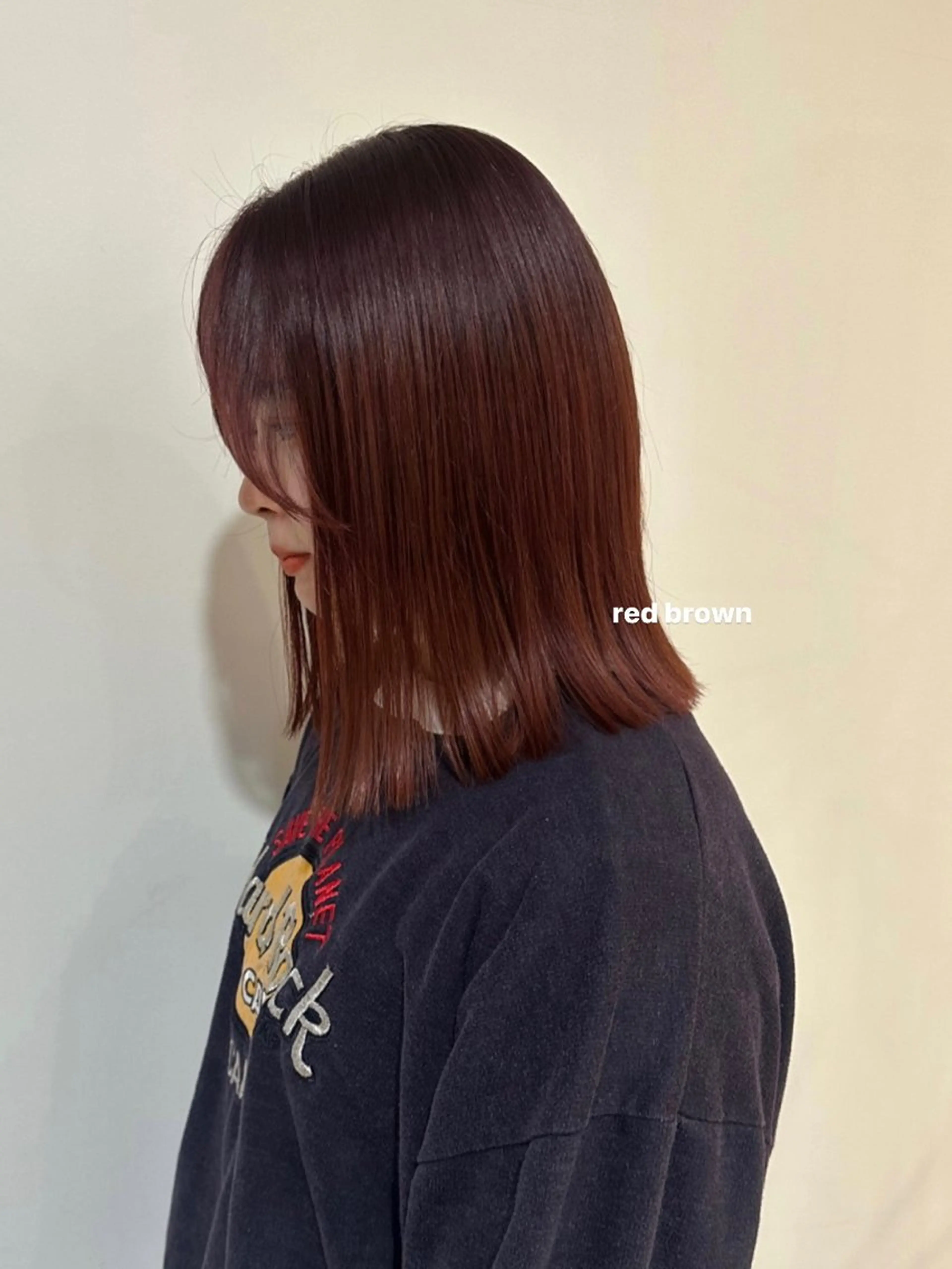 ミディアム カラー カット ヘアカラー トリートメント 暖色カラー/レイヤー 🌙 オノユリカのヘアスタイル