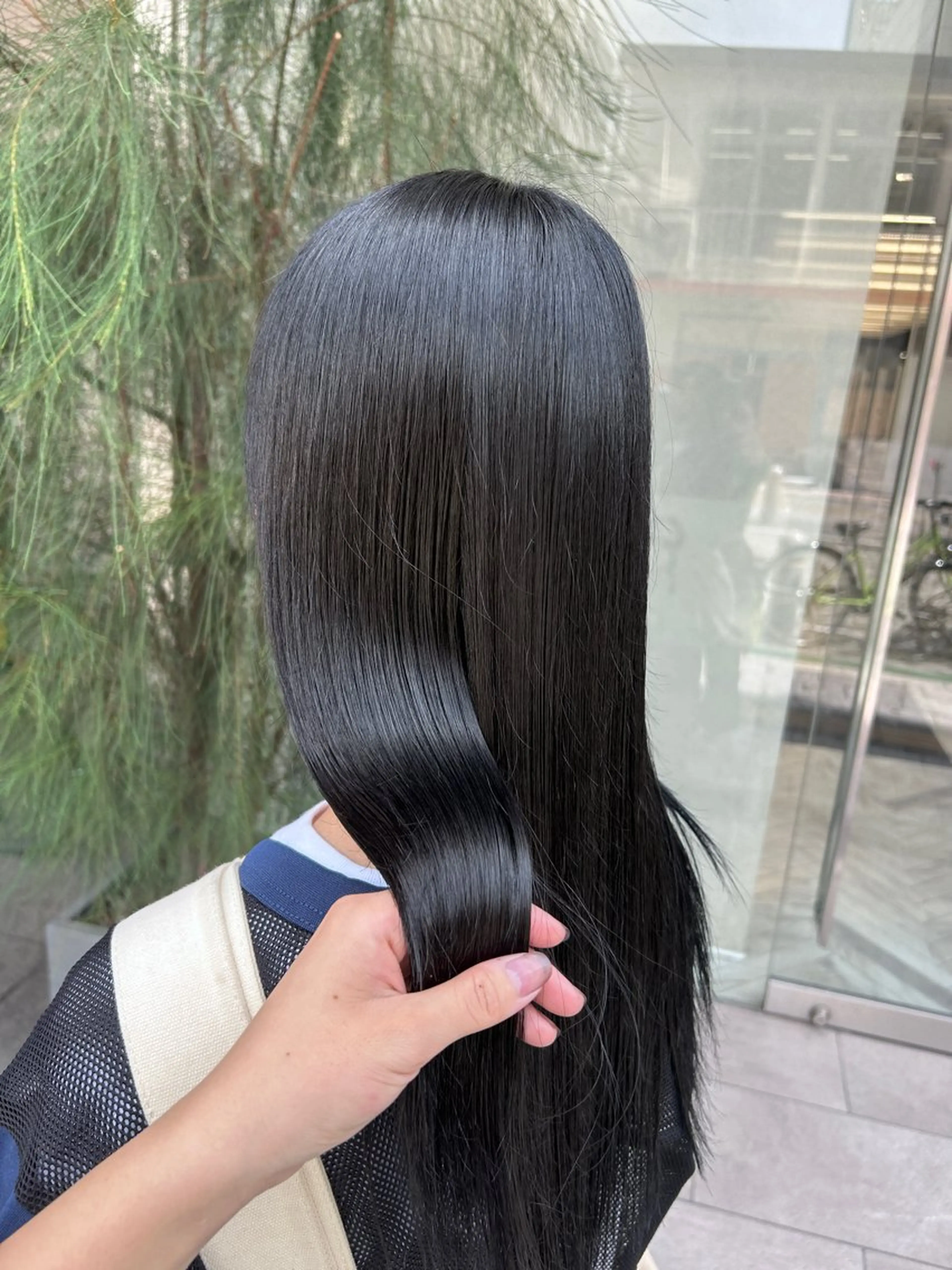 セミロング カラー ヘアカラー 冬っぽカラー/ マツエク/ゆきなのマツエク・マツパデザイン