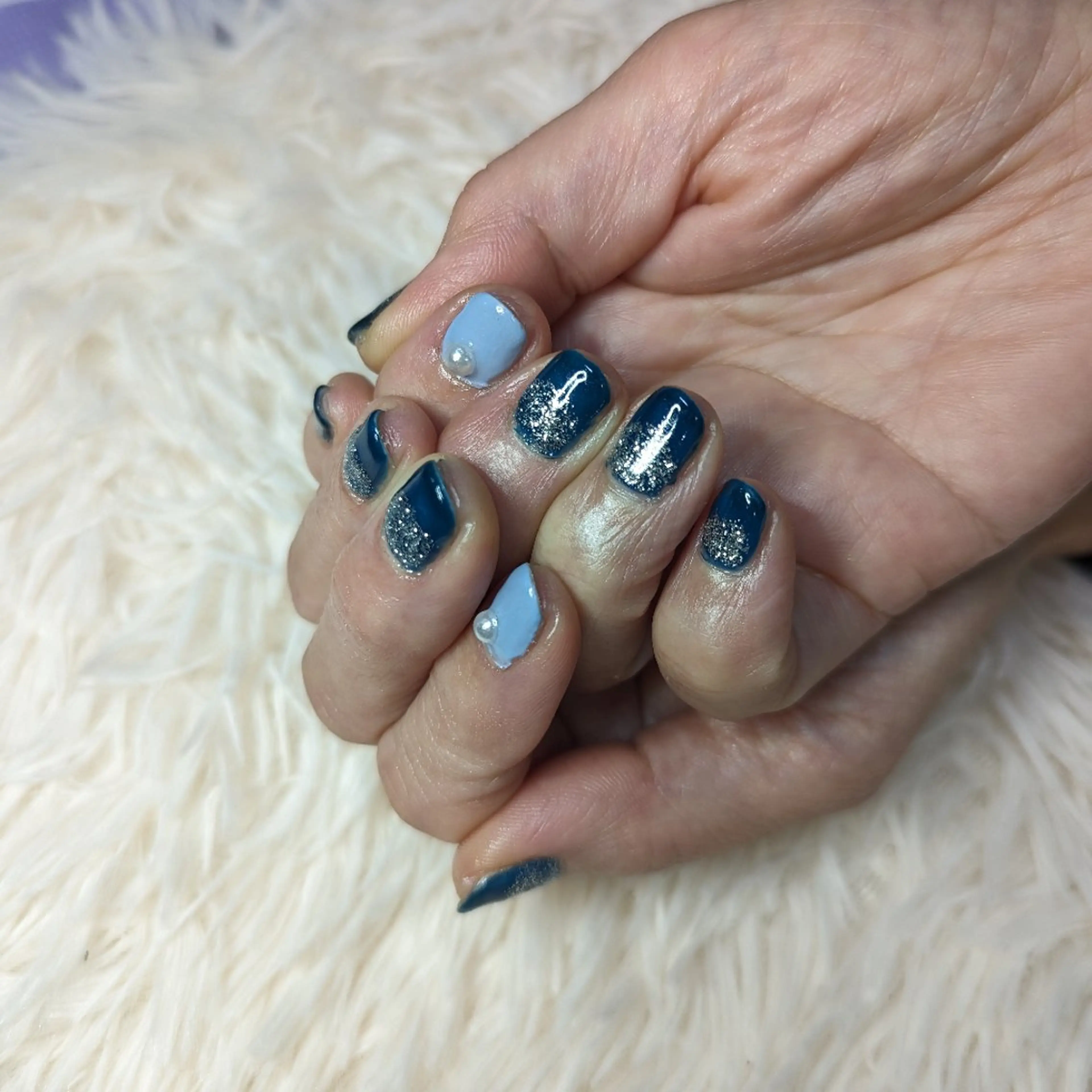 ネイル ラメ(グリッター) ワンカラーネイル ✨ameru✨ nailsalonのネイルデザイン