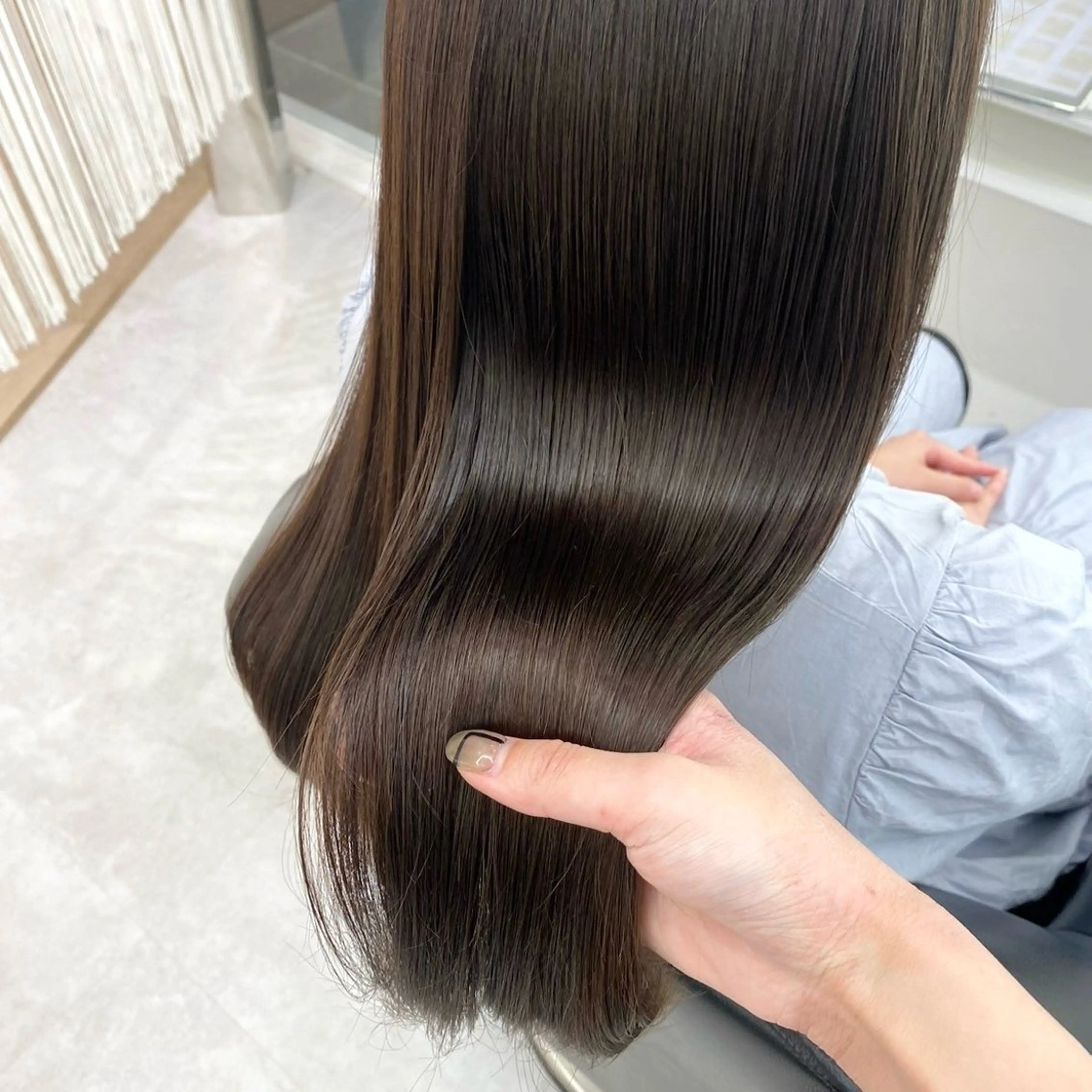 ロング カラー トリートメント ParveMix 🪽鳥取彩花のヘアスタイル