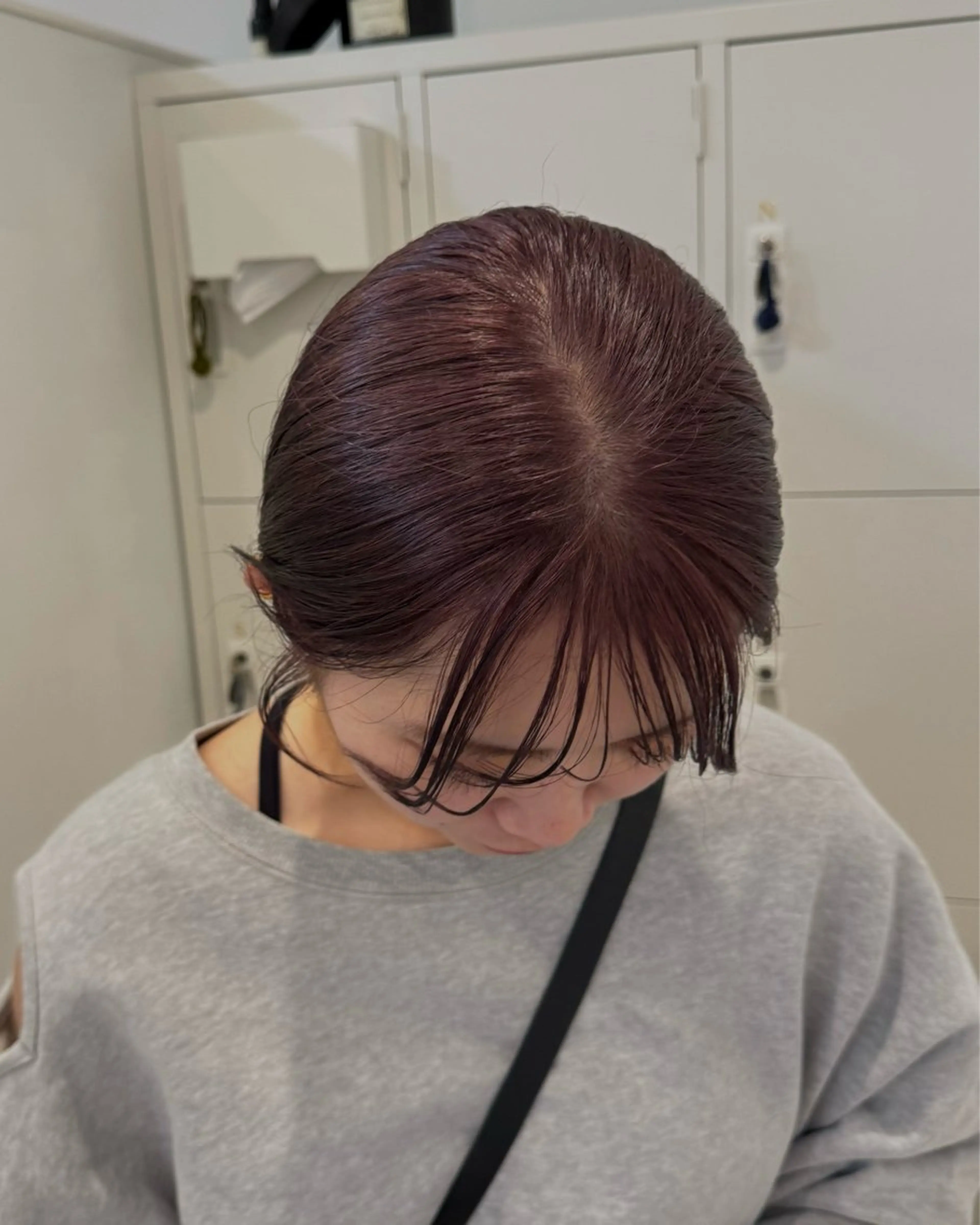 カラー レイヤーカット ボブパーマNo.1のヘアスタイル