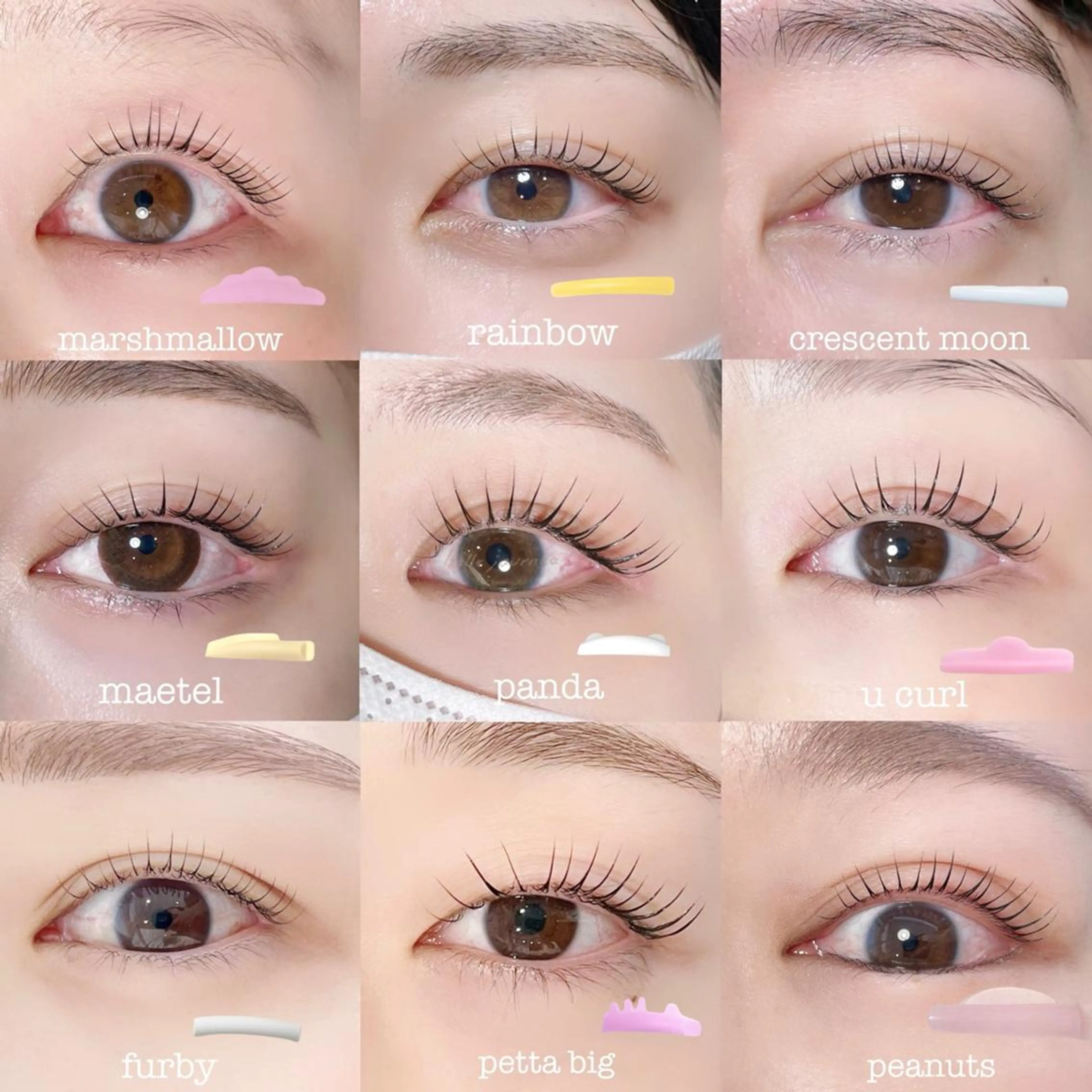 マツエク・マツパ 🍨 okabe mio 🍨のマツエク・マツパデザイン