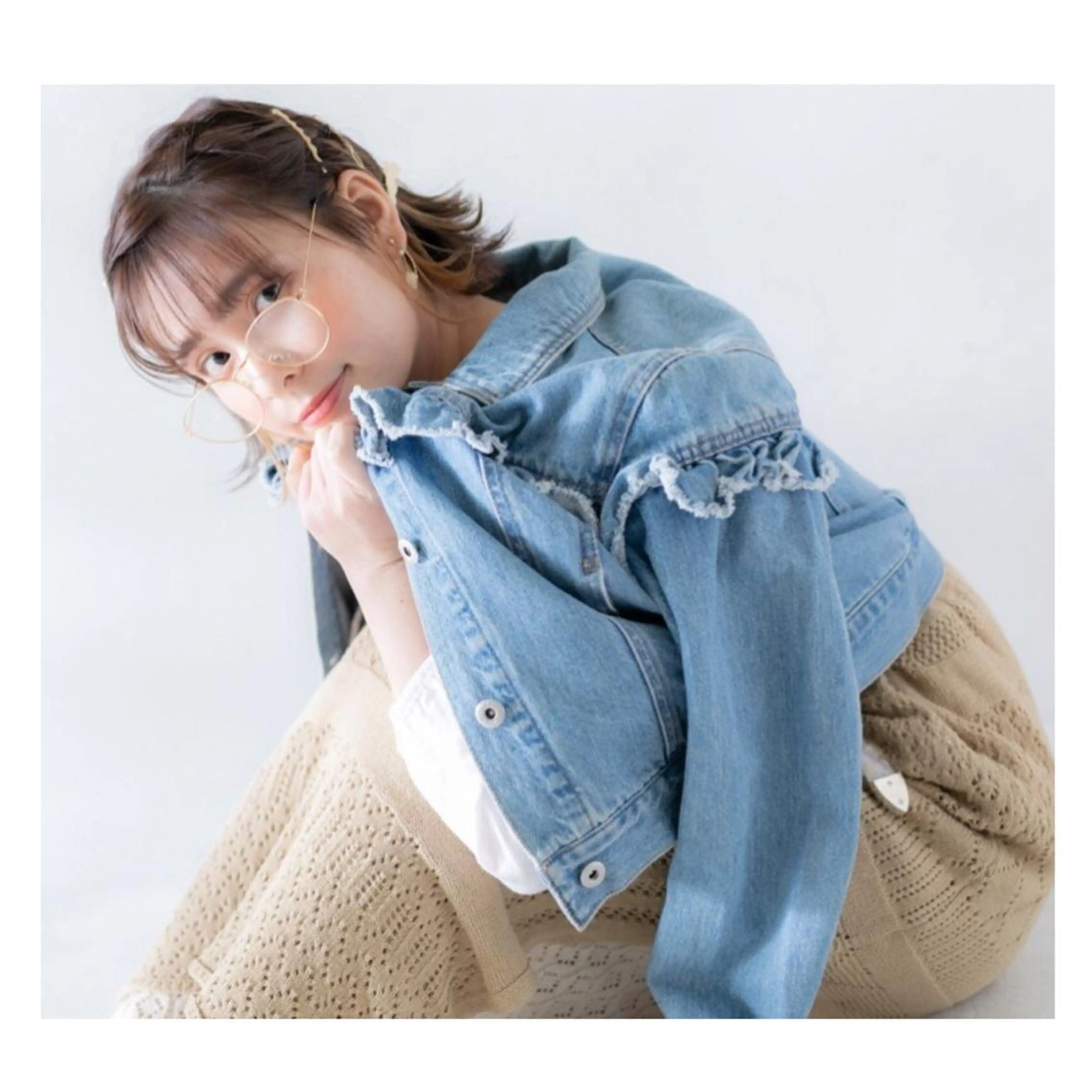 ミディアム ヘアアレンジ キッズ ヘアカラー ❁⃘ ち だ り さ ❁⃘のヘアスタイル