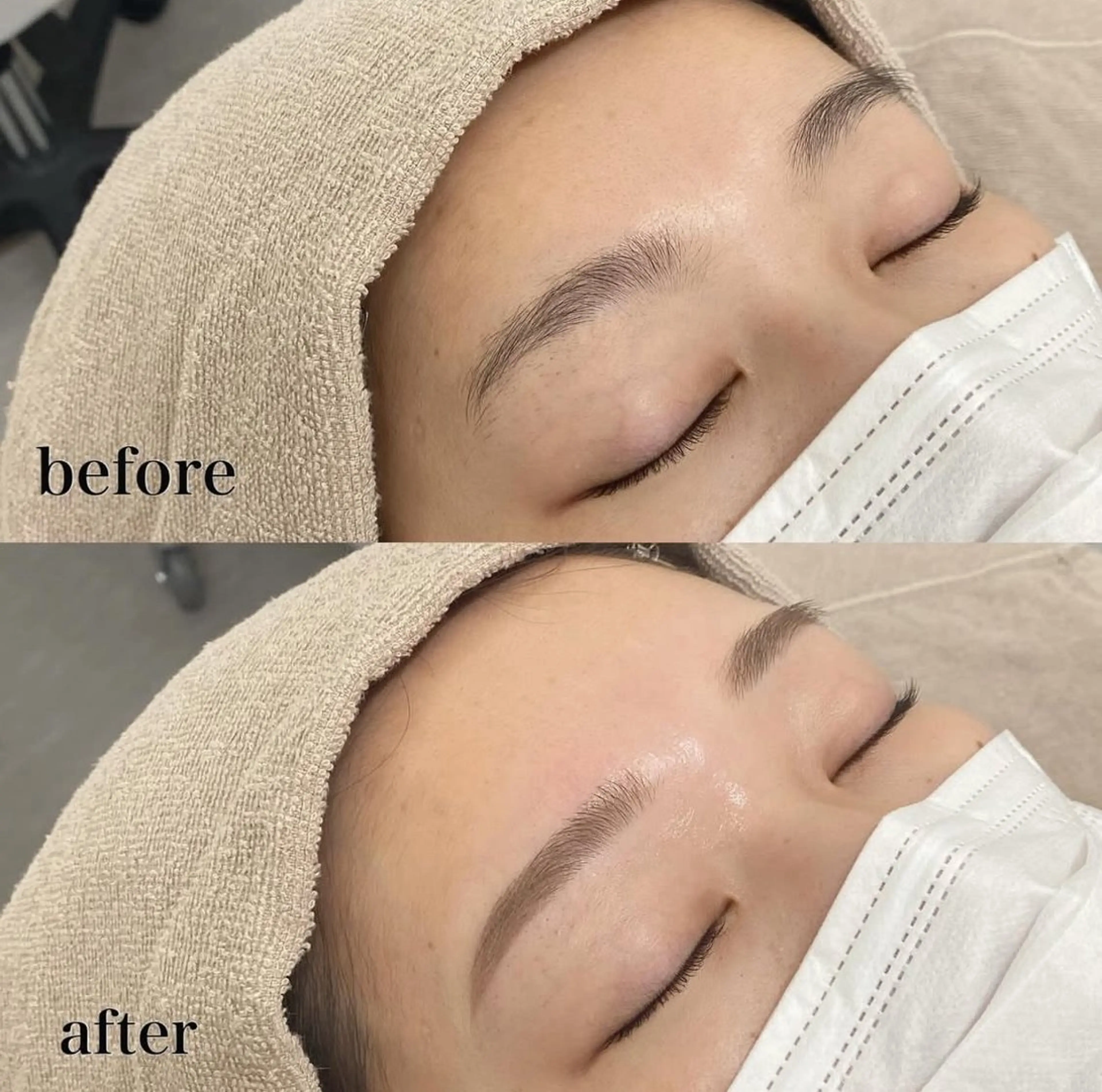 【女性】眉毛スタイリング《Wax脱毛、眉カット、間引き、お仕上げのメイク》の写真