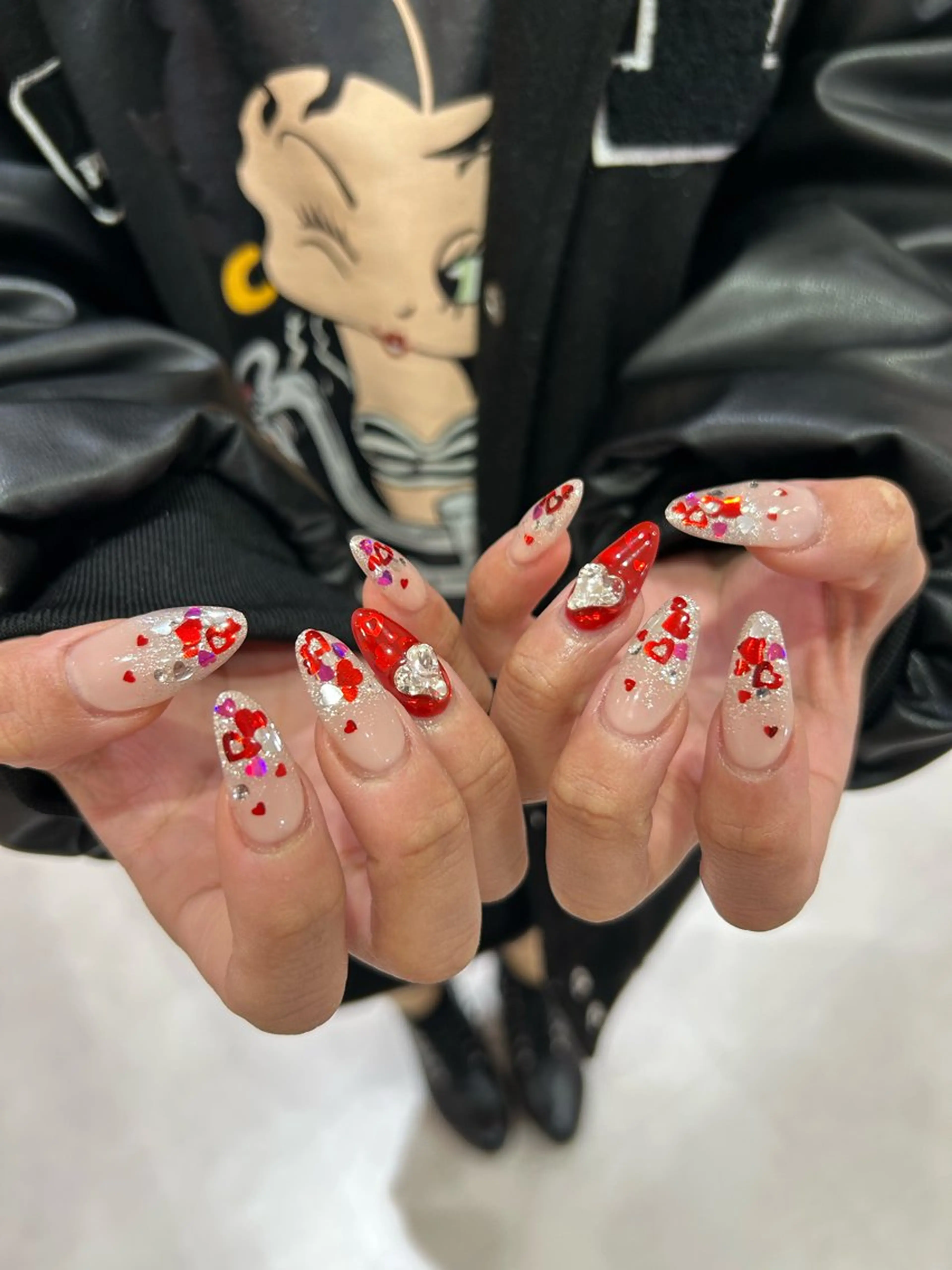 🖤オフあり10本長さだし＋10本アートの写真