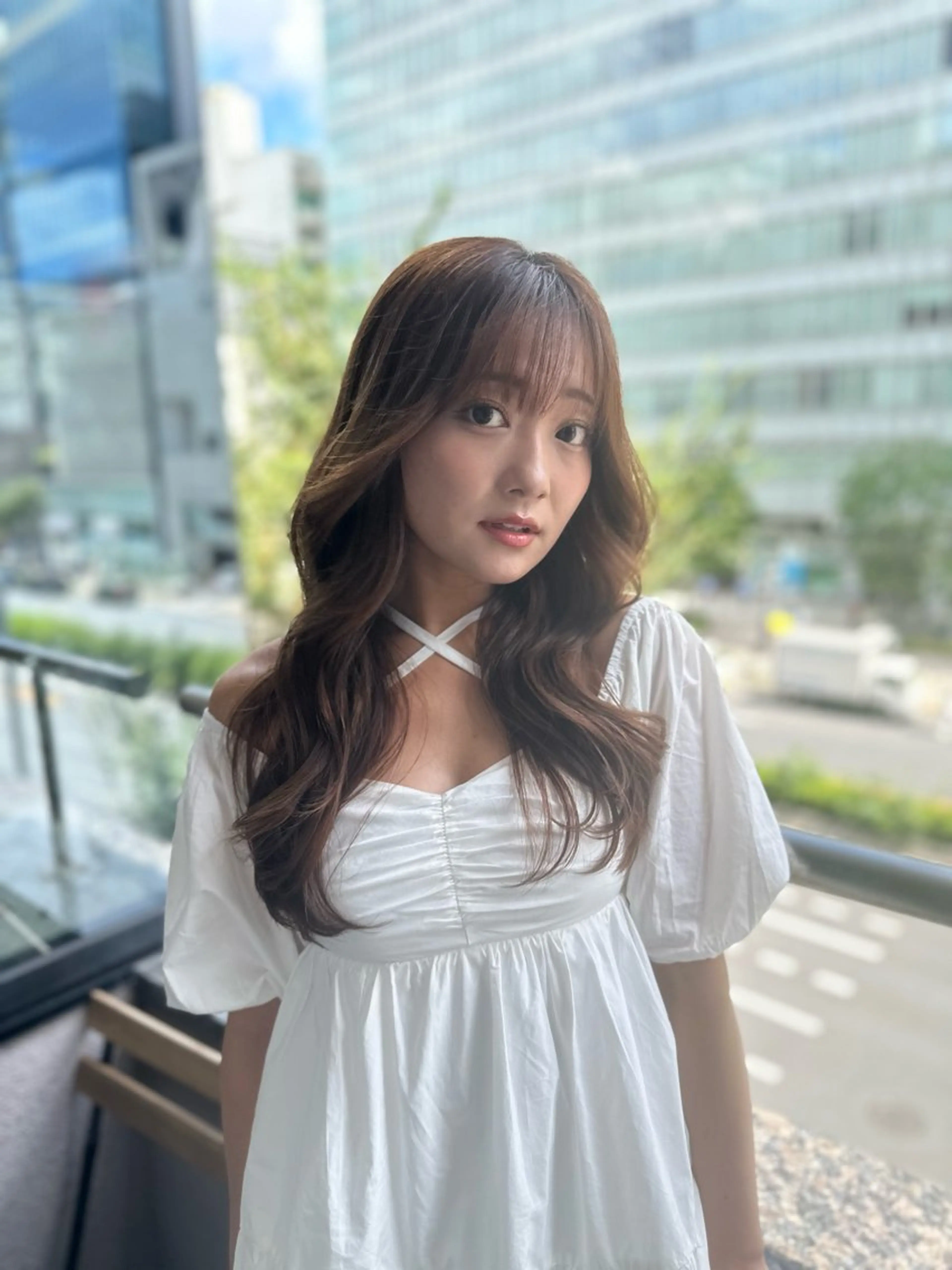 セミロング カット ヘアカラー トリートメント ヘッドスパ ヘアセット 前髪顔まわりカット 🌈中村海聖のヘアスタイル