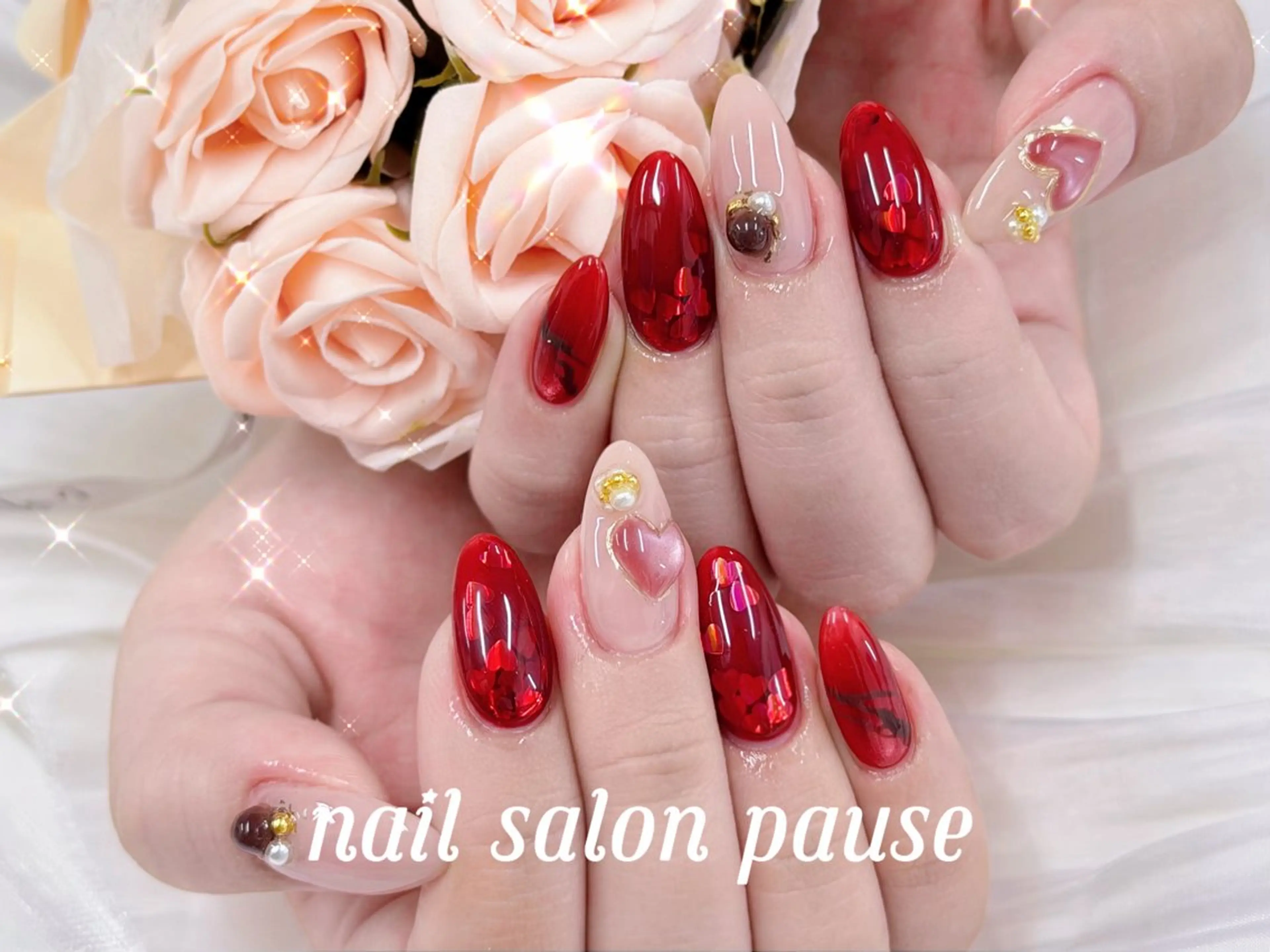 ネイル ハンドネイル ハンドケア nail salon pause✨のネイルデザイン