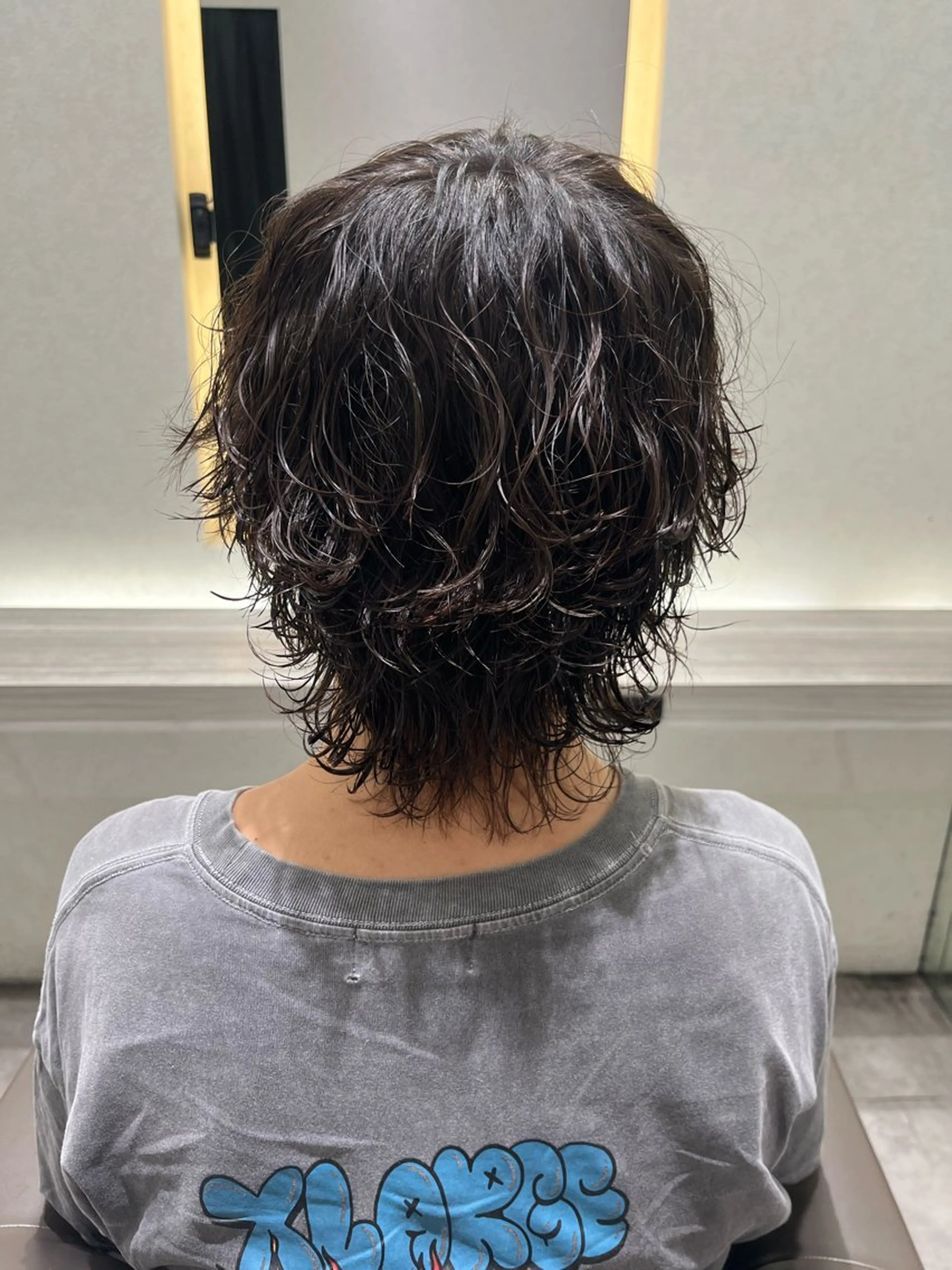 パーマ メンズ メンズパーマ 波巻きパーマ 吉見 涼のヘアスタイル