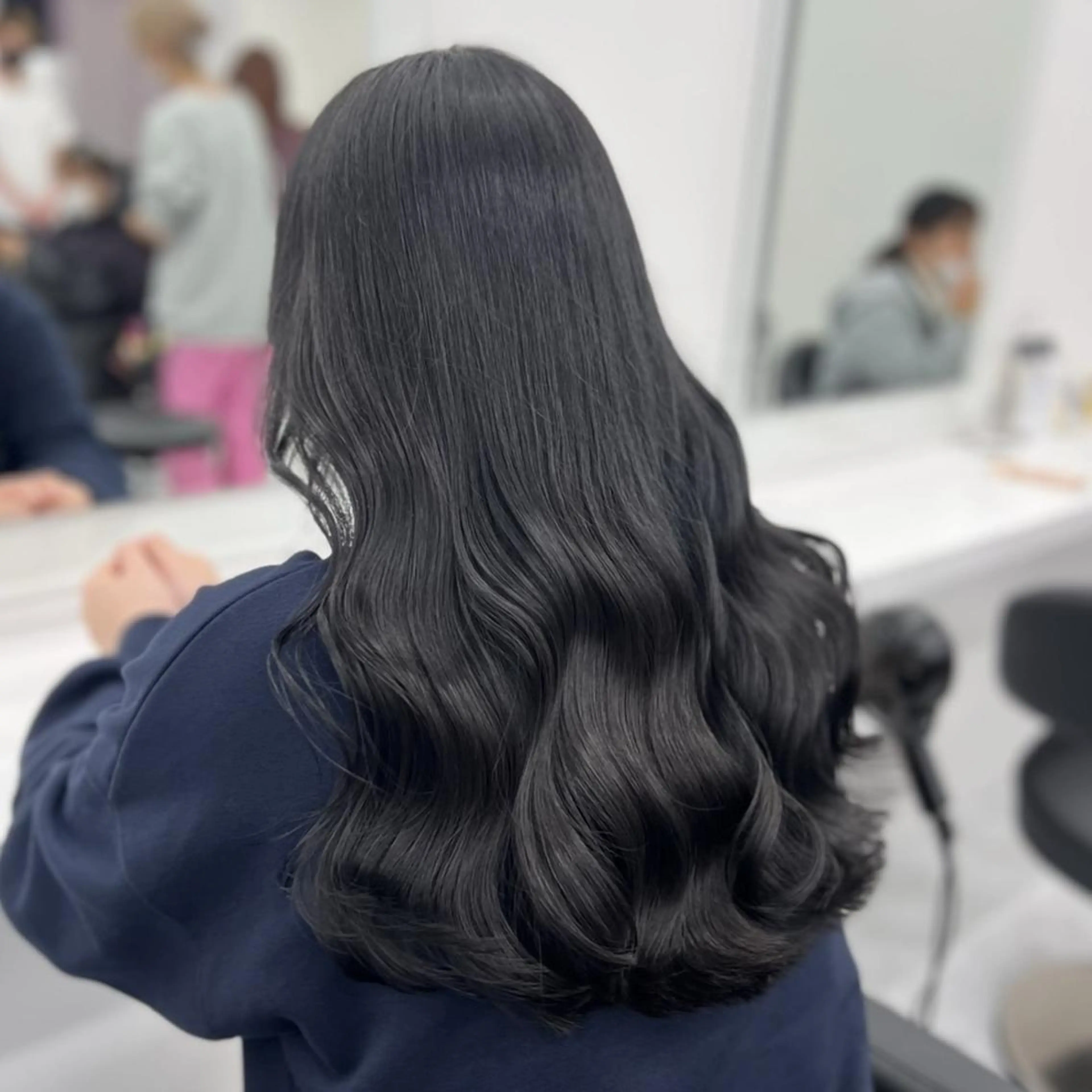 カラー ❄️冬の暗髪カラー ❄️透明感ヘアのヘアスタイル