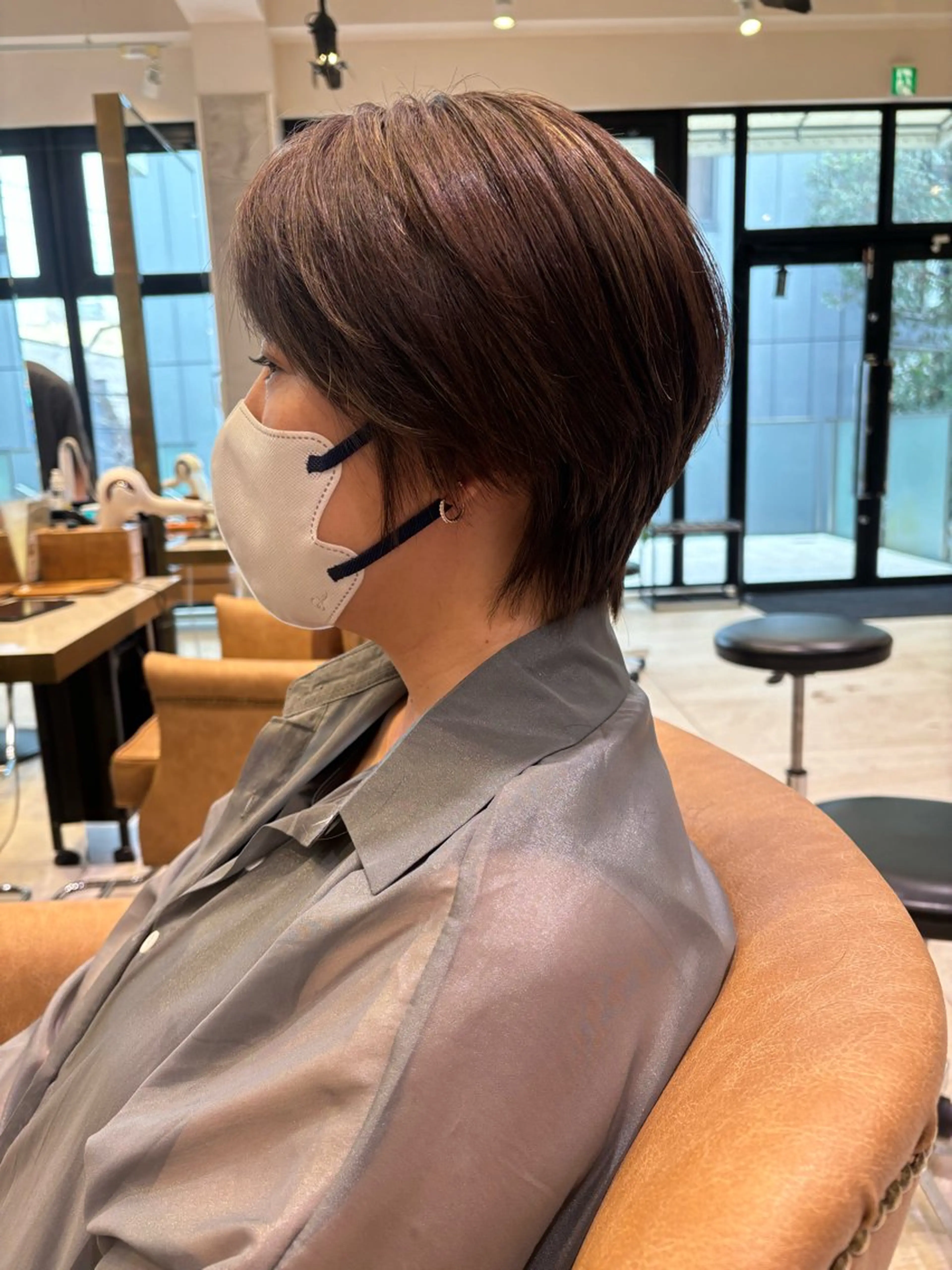 ショート ショートボブ ボブ ショートヘア 無料カットモデル /小顔ショート/荒砂のヘアスタイル