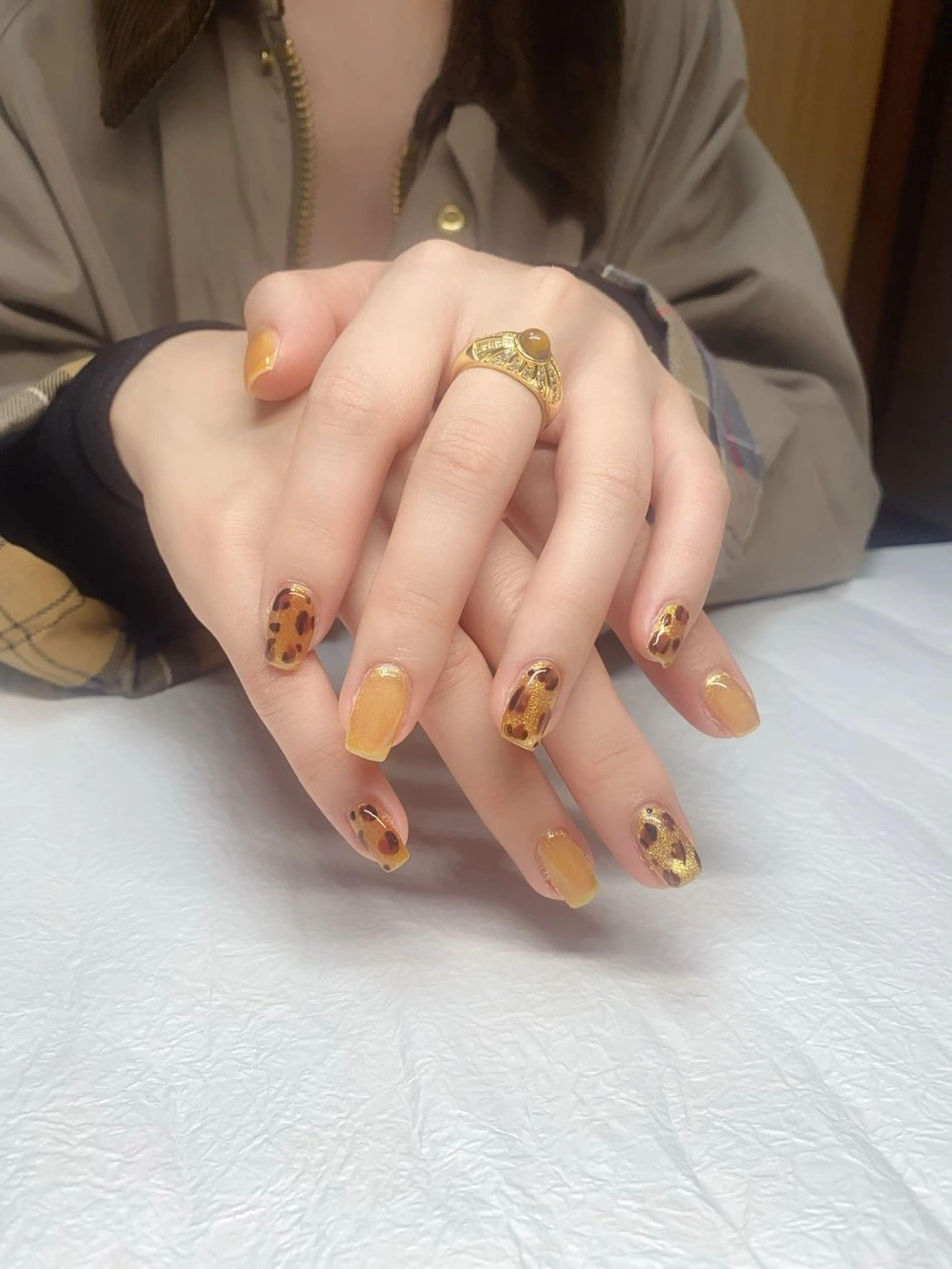 オフあり　(オフ無料)  マグネット　　豹柄の写真