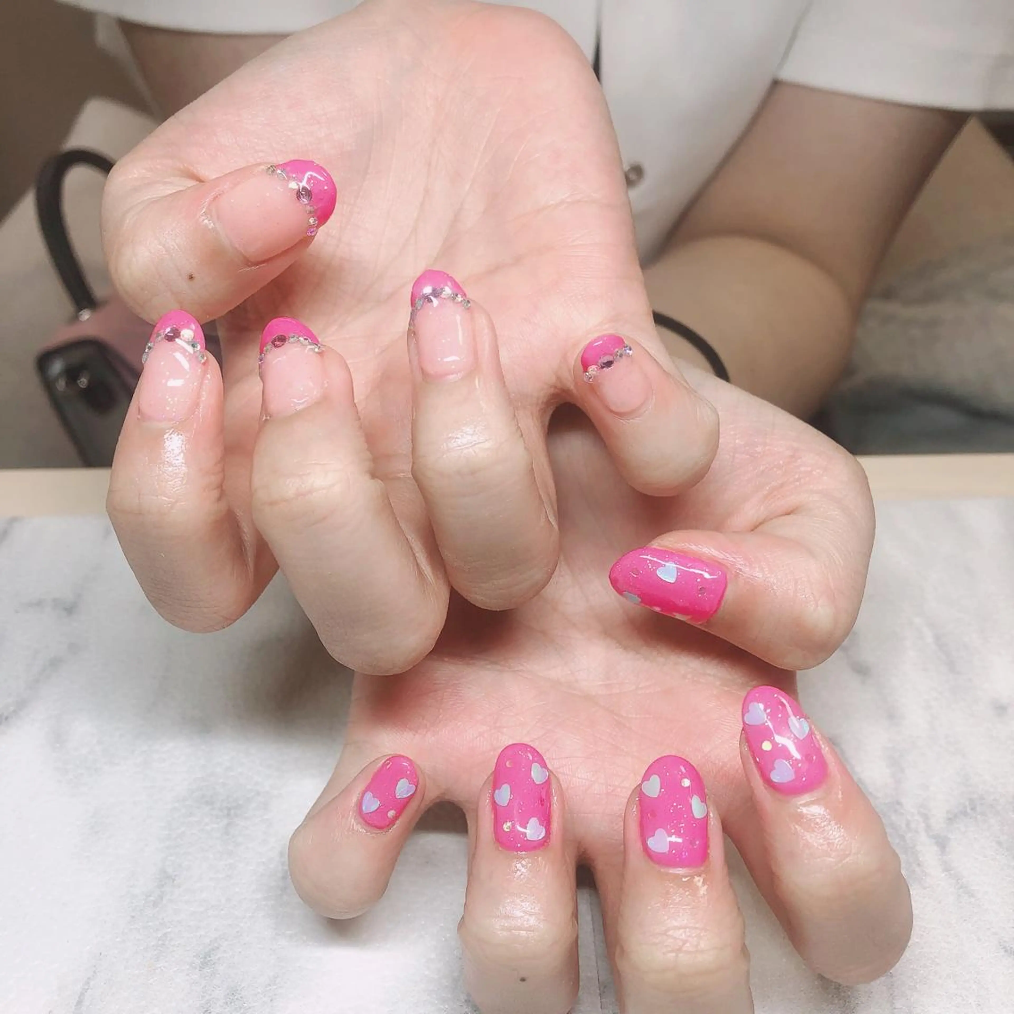 ネイル 持ち込み 結城 怜菜のネイルデザイン