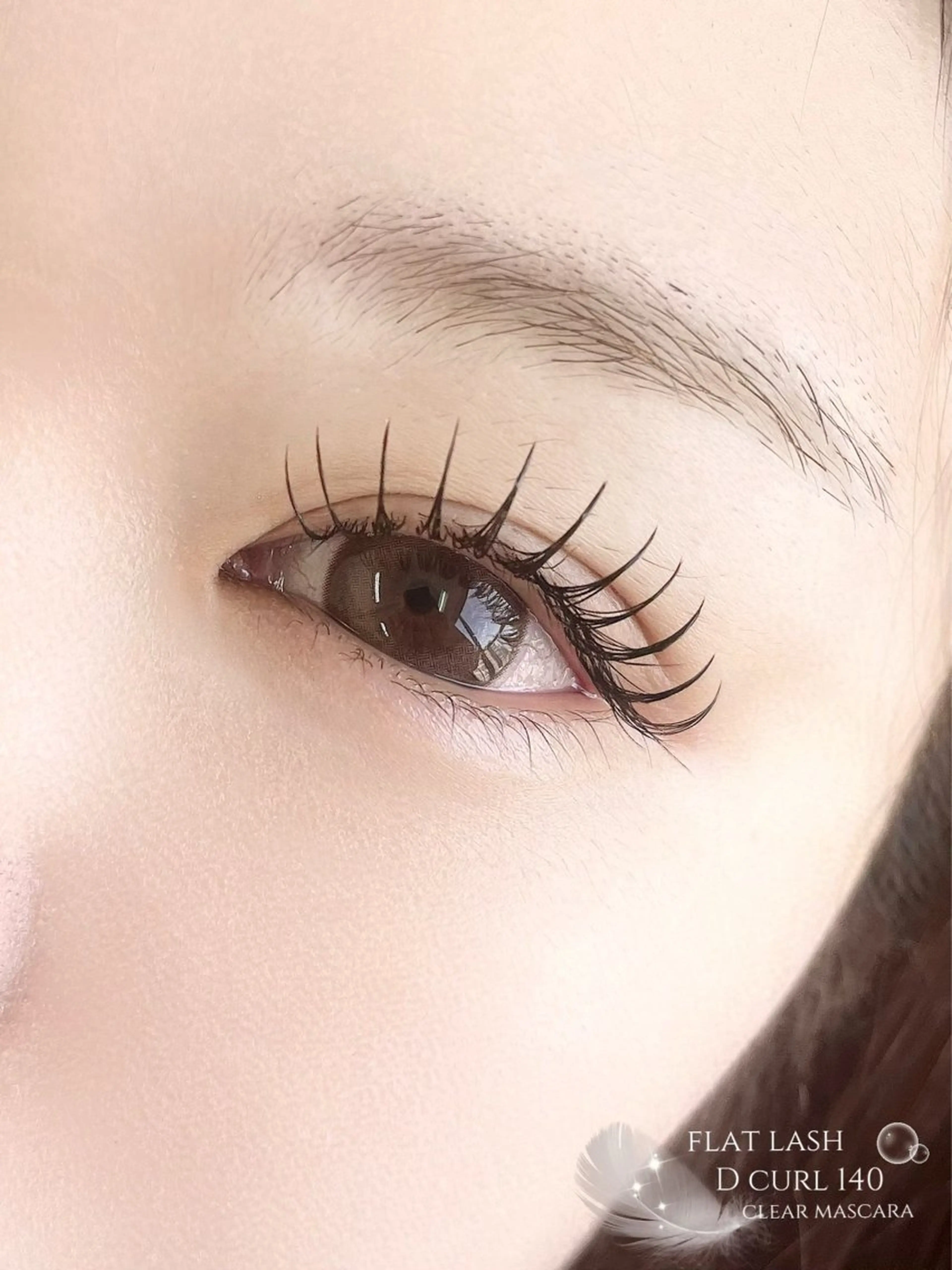 マツエク・マツパ フラットラッシュ マツエク 佐藤 実優のマツエク・マツパデザイン