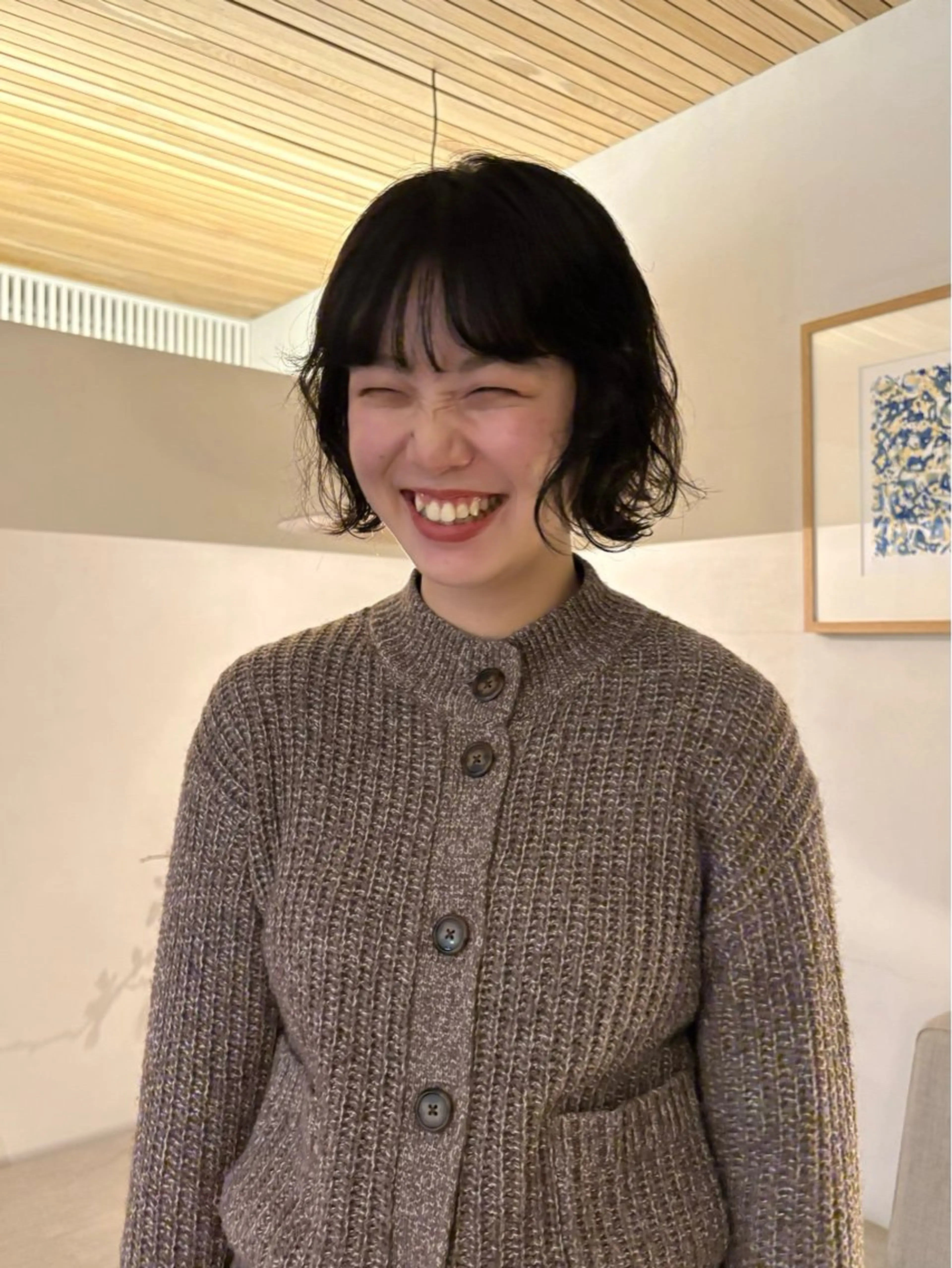 ショート カット ヘアカラー パーマ ボブ/レイヤーカット ✂︎ AYUMIのヘアスタイル