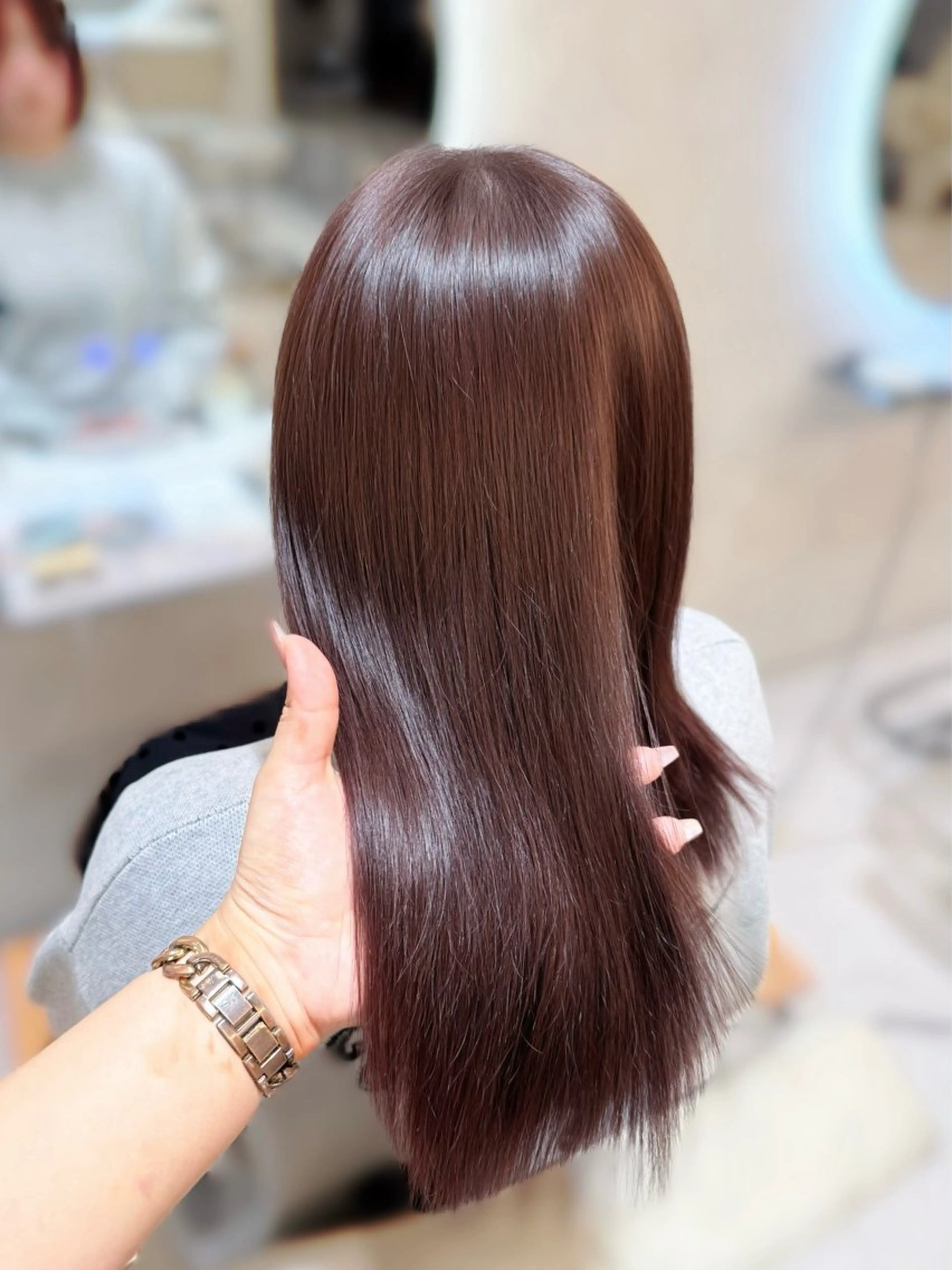 カラー ブラウンカラー ラベンダーカラー ヘアカラー 梅田カラーモデル/ ヘアセット/みさきのヘアスタイル