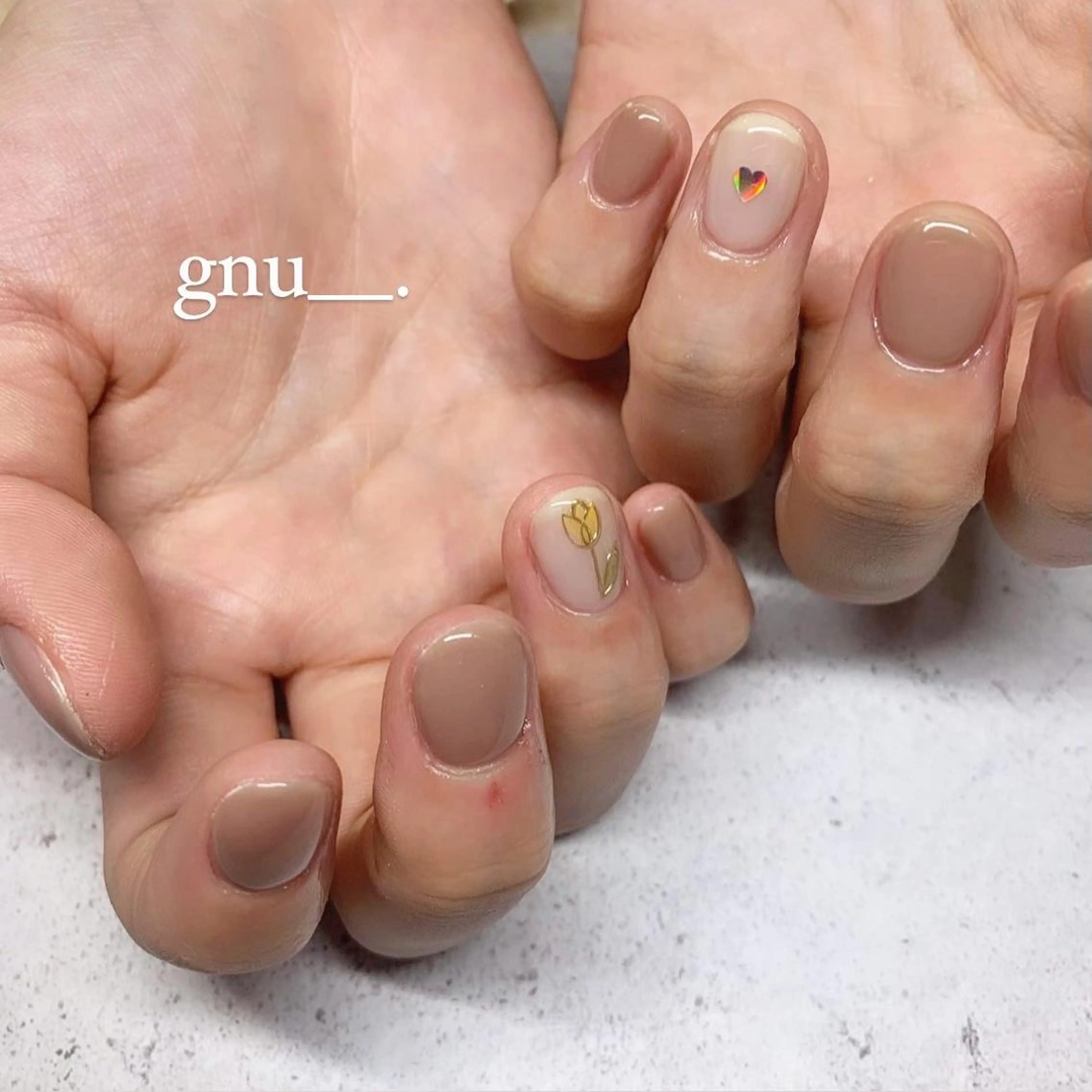 ネイル ハンドネイル gnu__. nailのネイルデザイン