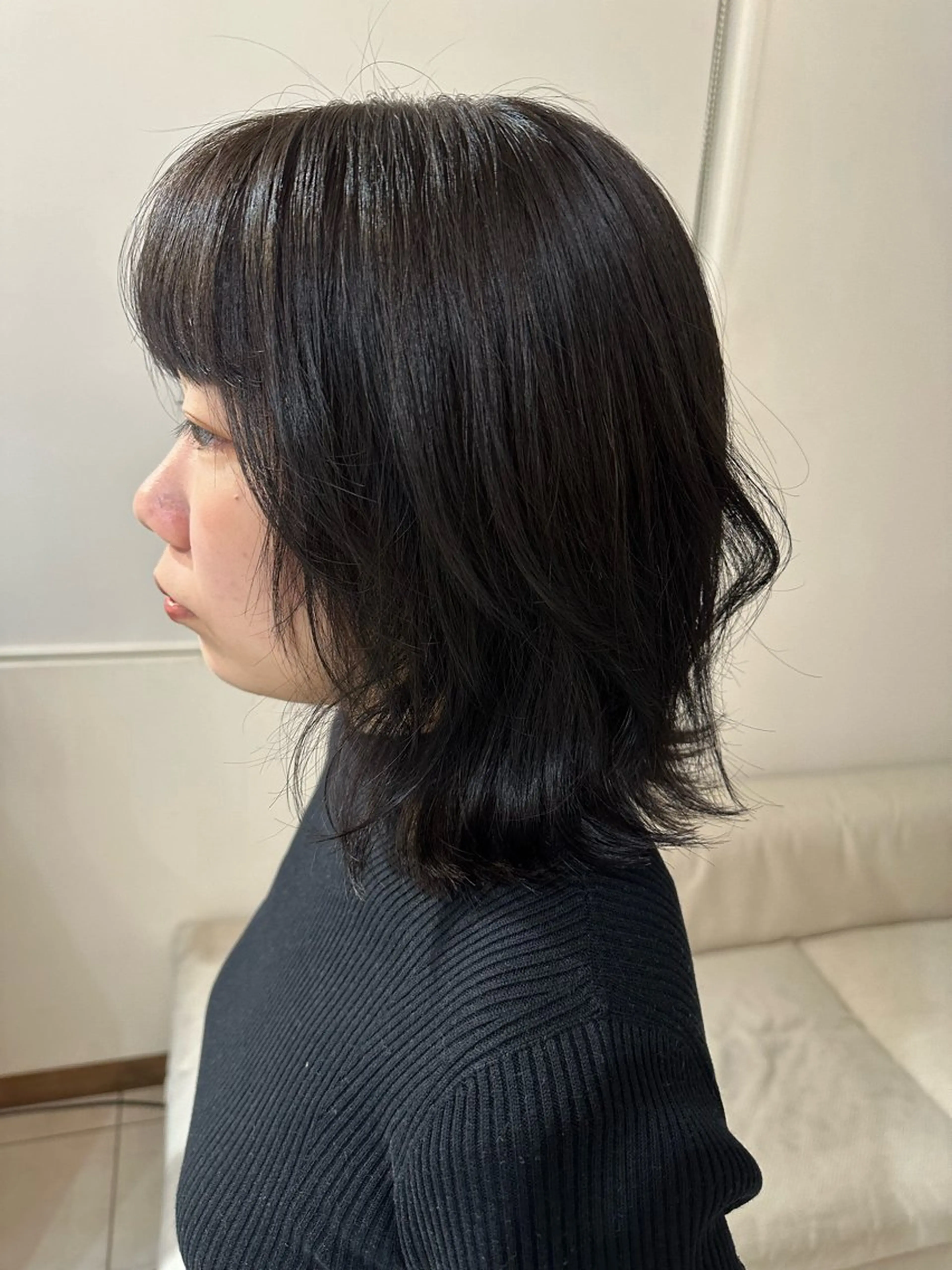 セミロング ヘアアレンジ fiorista岡田 まゆこのヘアスタイル