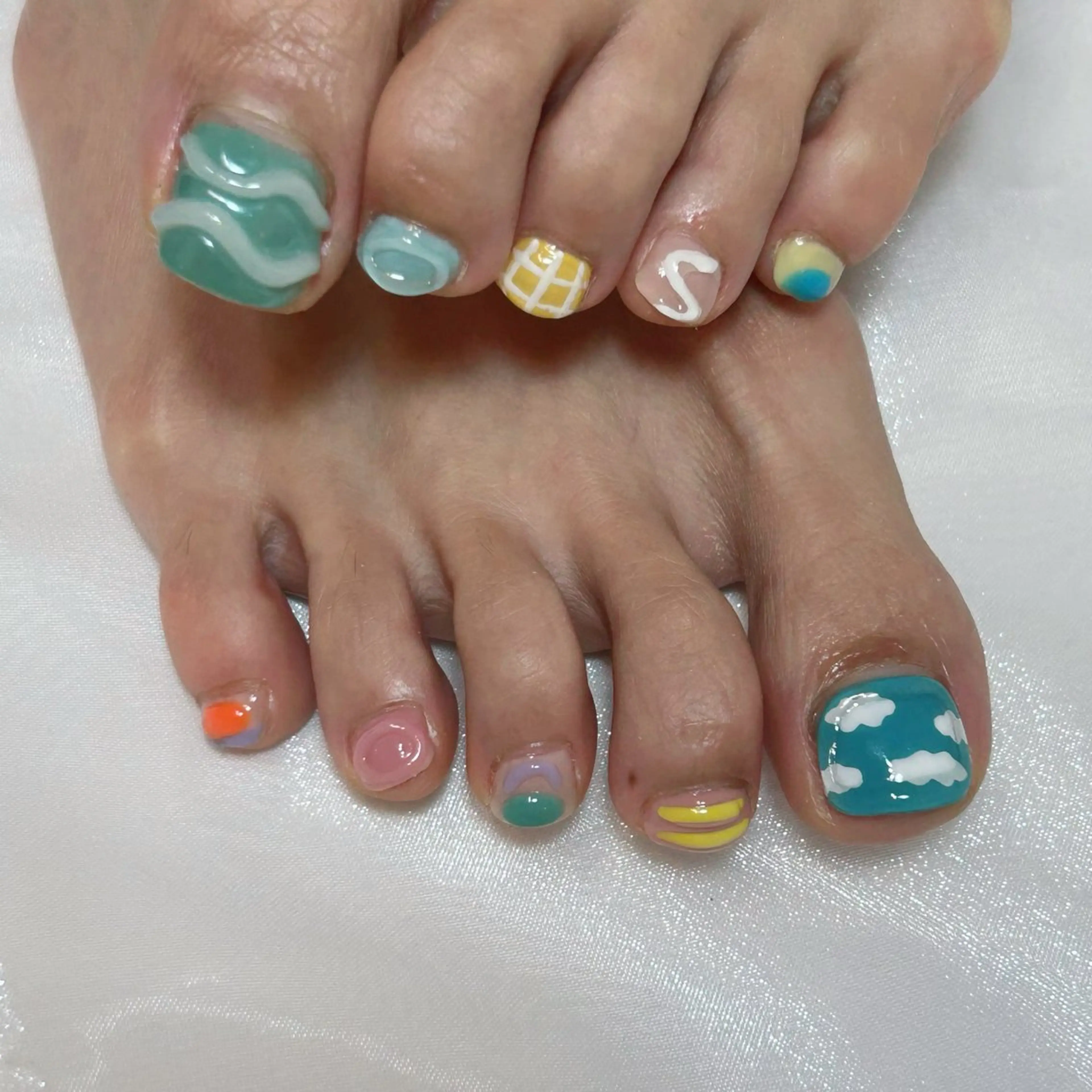 フットオフ込み　持ち込みアートフリー（デザイン画像を事前にお送り下さい）通常料金13750円→ミニモ限定7500円の写真